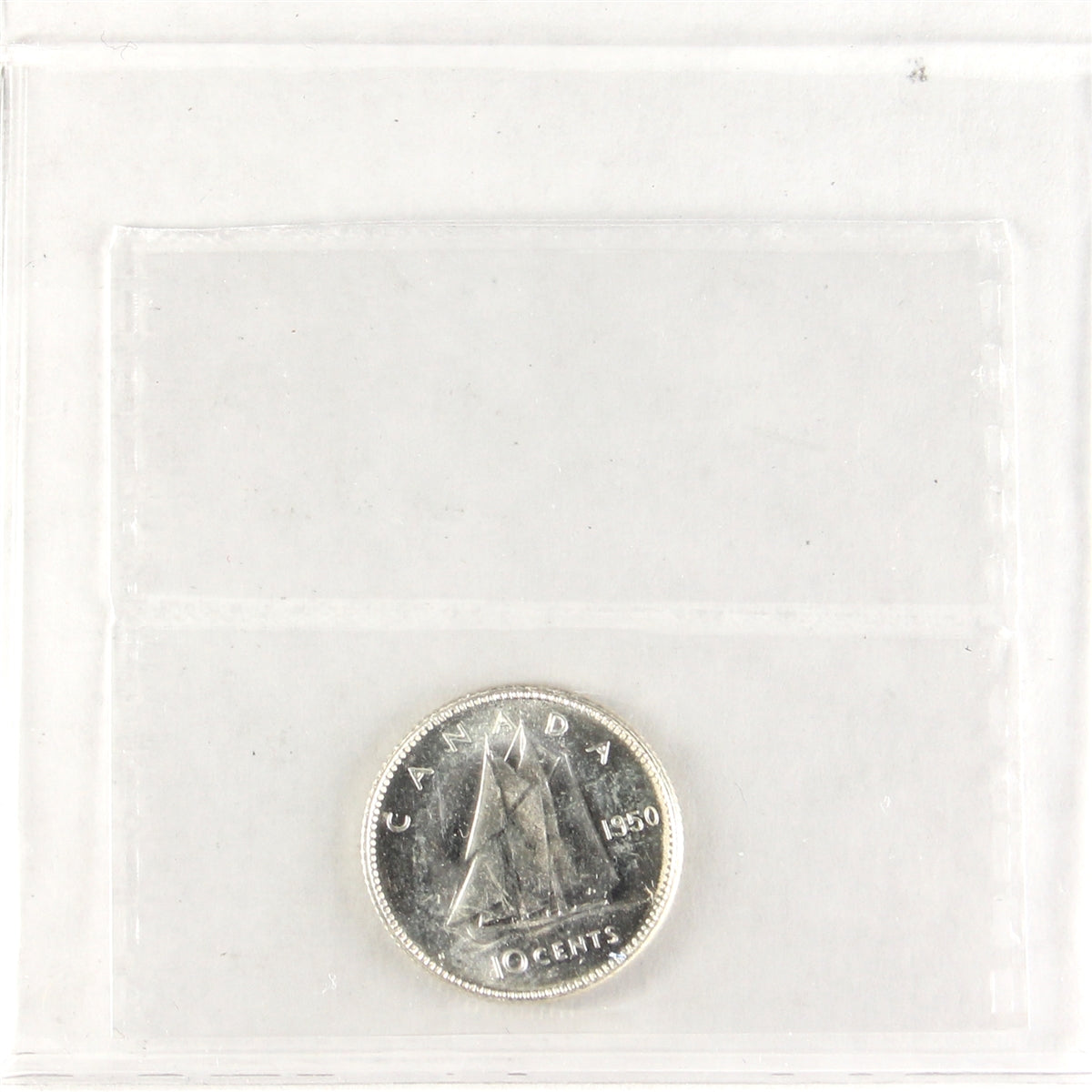 1950 Canada 10-cents ICCS Certified MS63