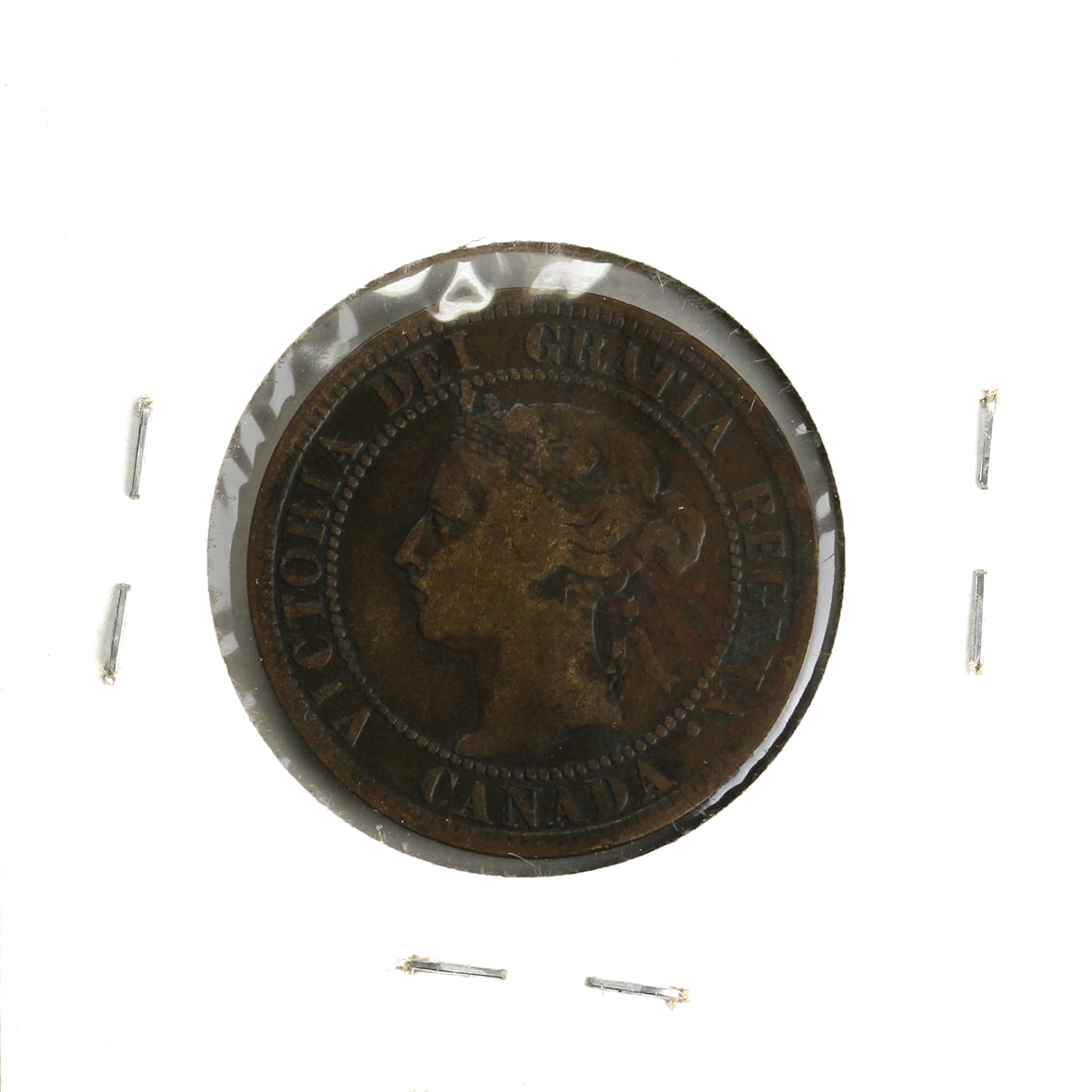 1894 Canada 1-cent Very Good (VG8) Bent, marks, or impaired