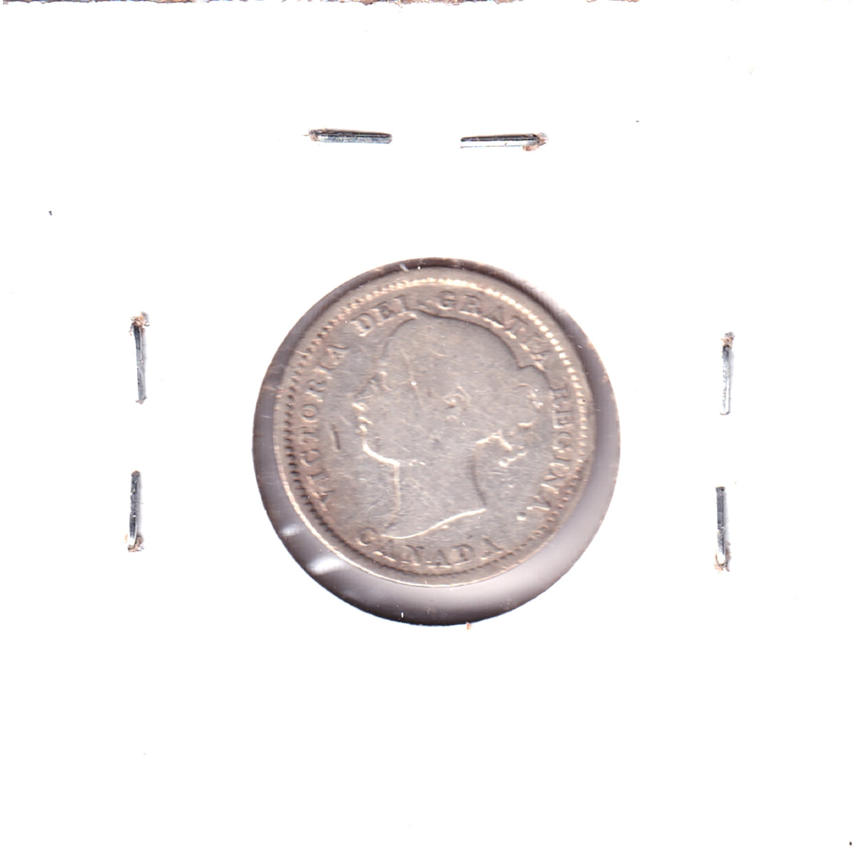 1887 Canada 10-cents Good (G6) Scratched, Cleaned or Impaired