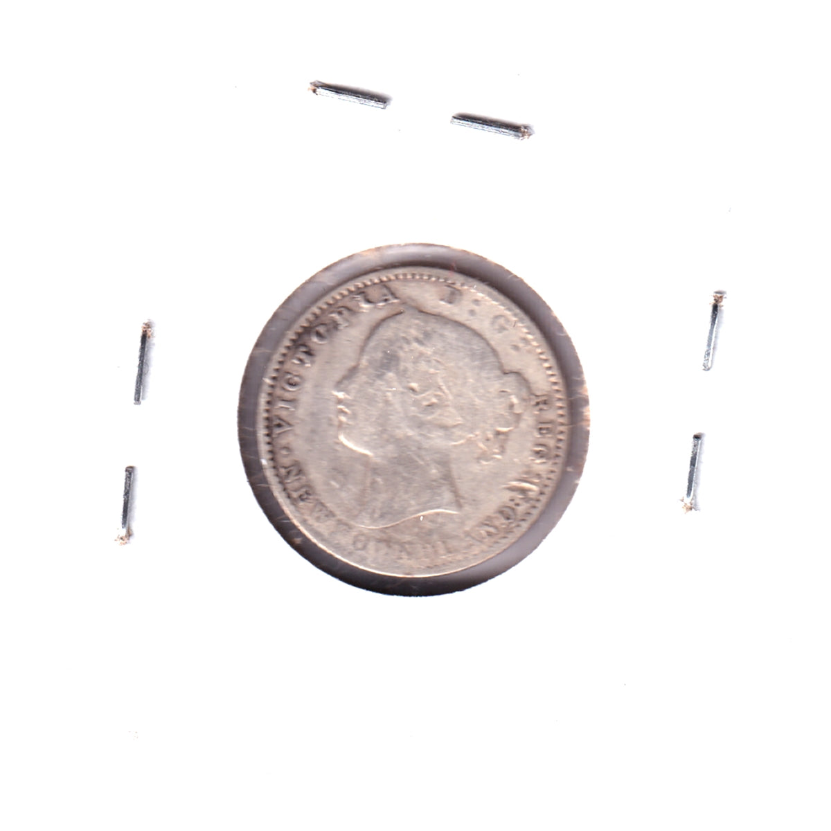 1865 Newfoundland 10-cents, Very Good (VG8) Scratched