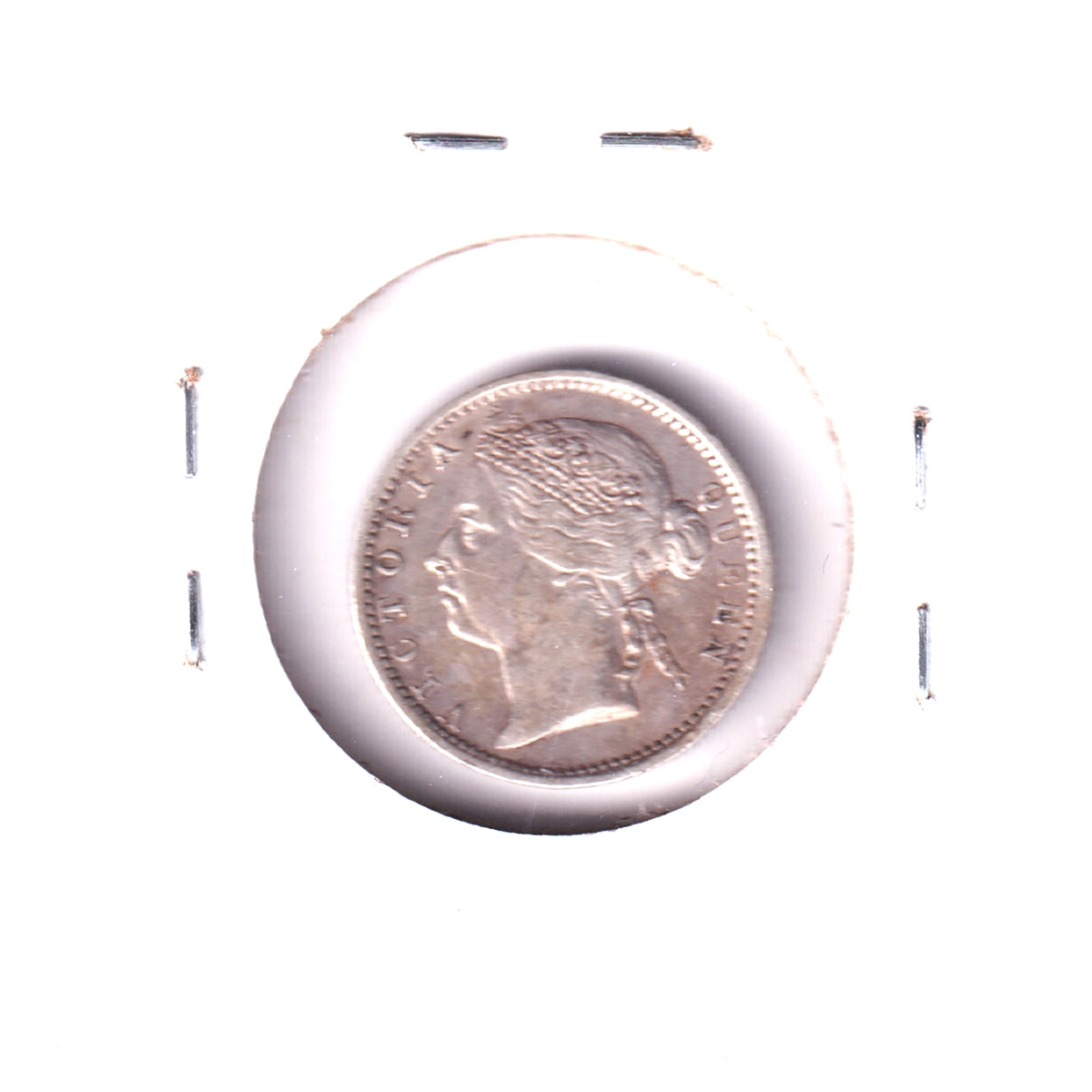 Straits Settlements 1901 10 Cents, .800 Silver, VF-EF (VF30)