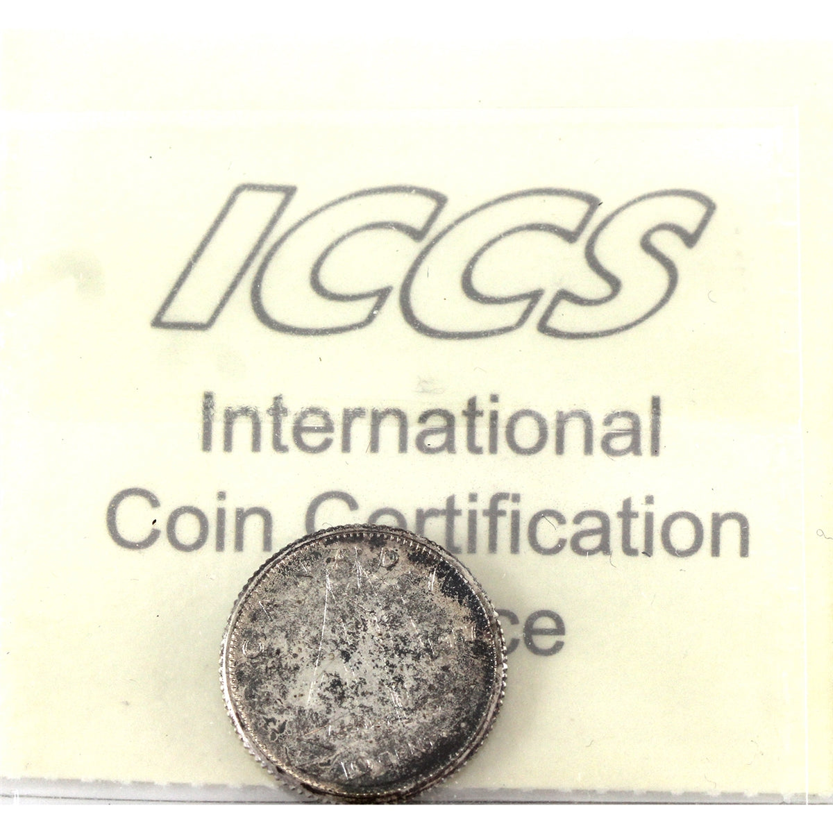 1957 Canada 10-cents, ICCS Certified PL65