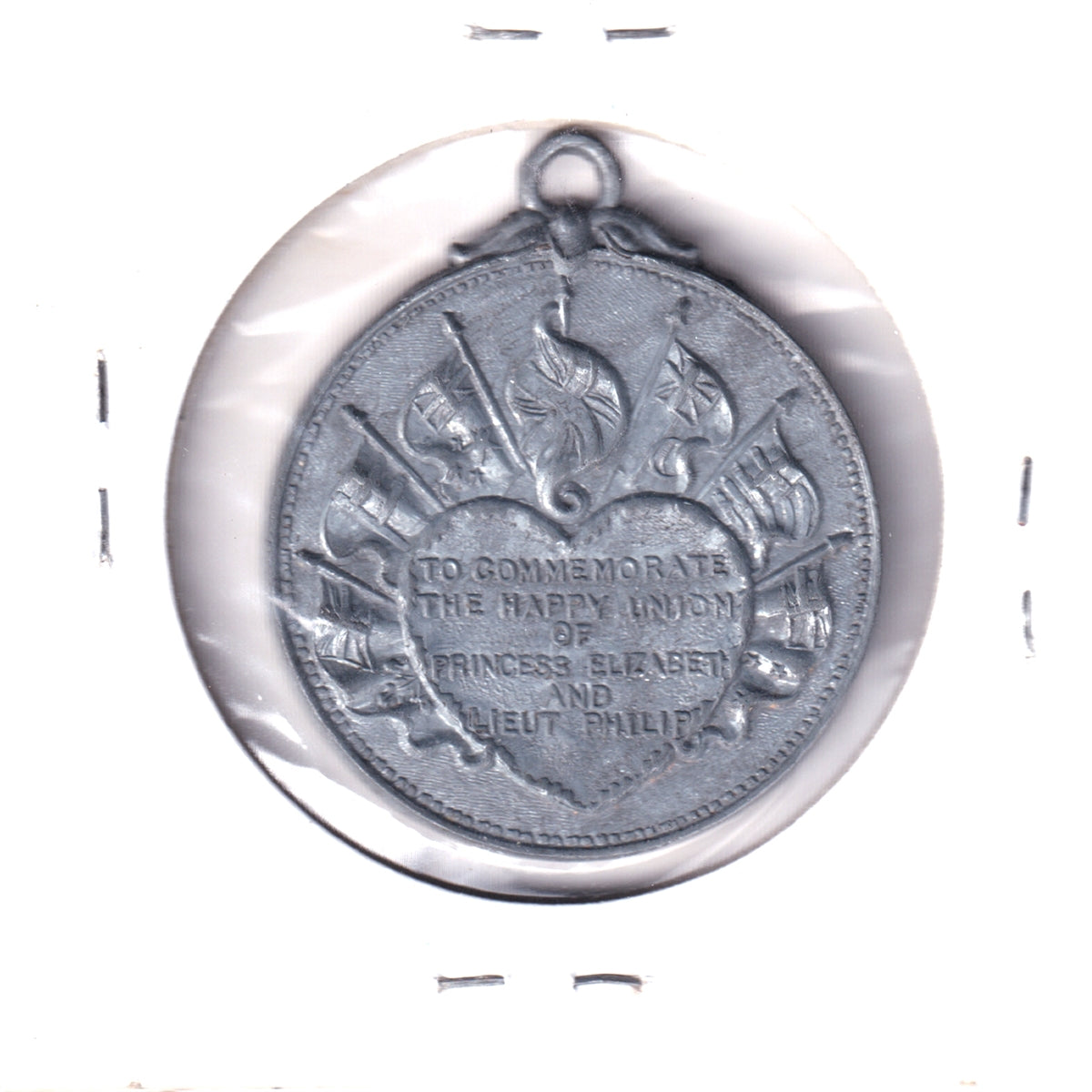 1947 Princess Elizabeth & Lieut. Philip Wedding Medal