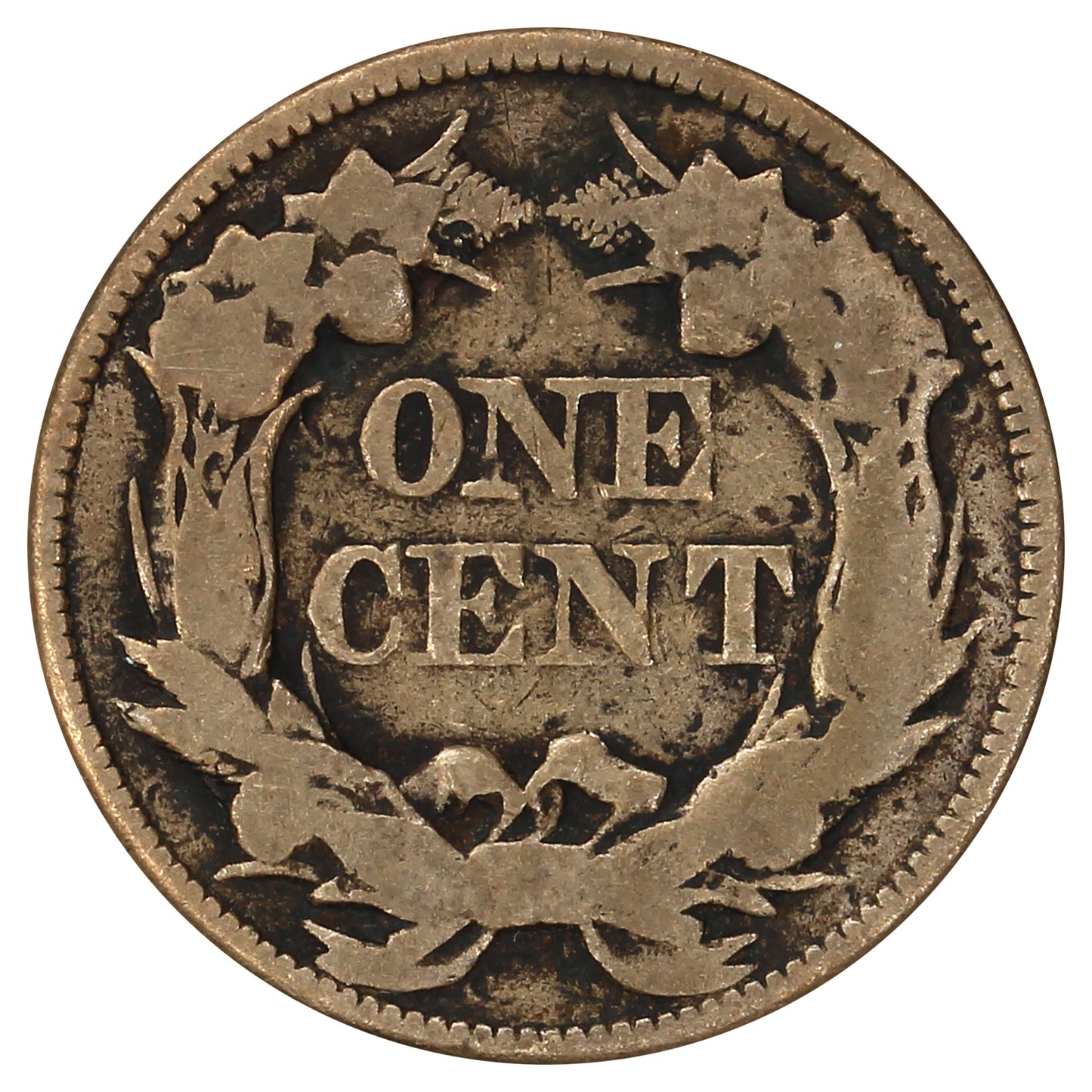 1857 USA Cent Very Good (VG8) (Impaired)