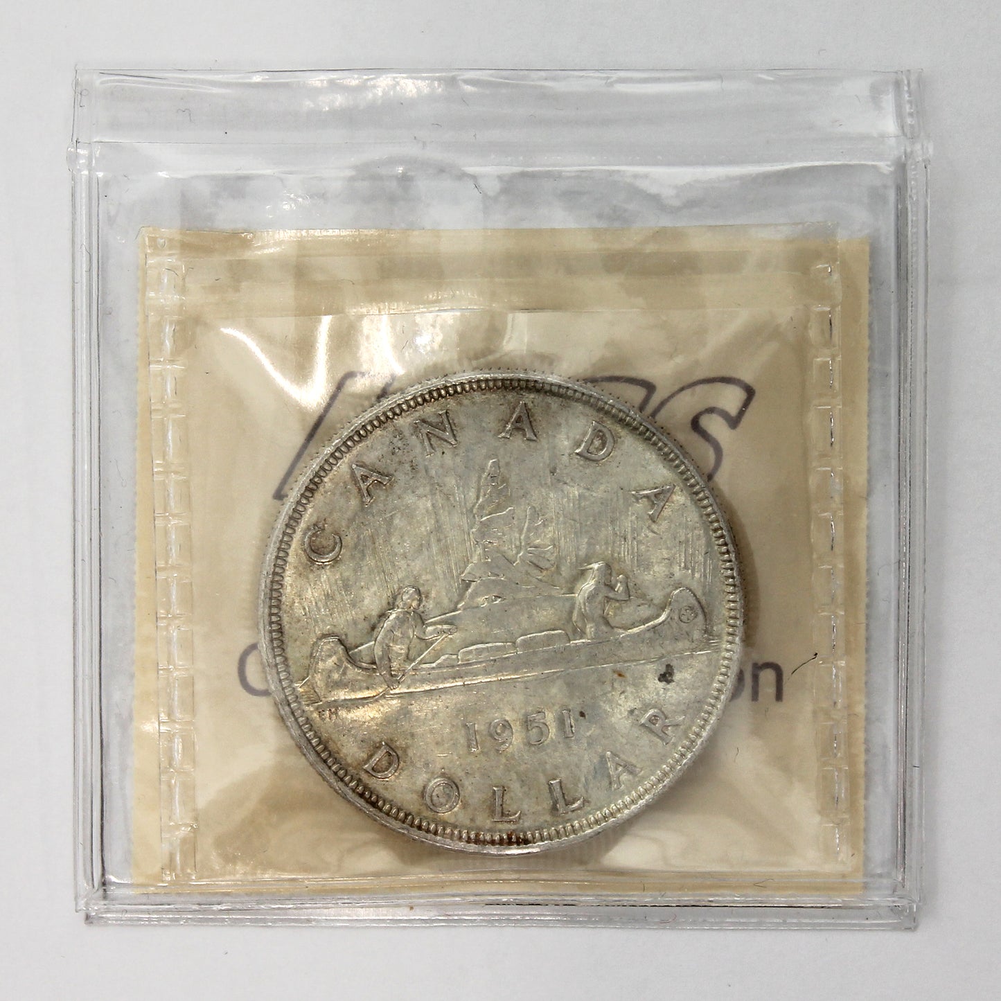 1951 Canada Dollar ICCS Certified AU55 (Toned)