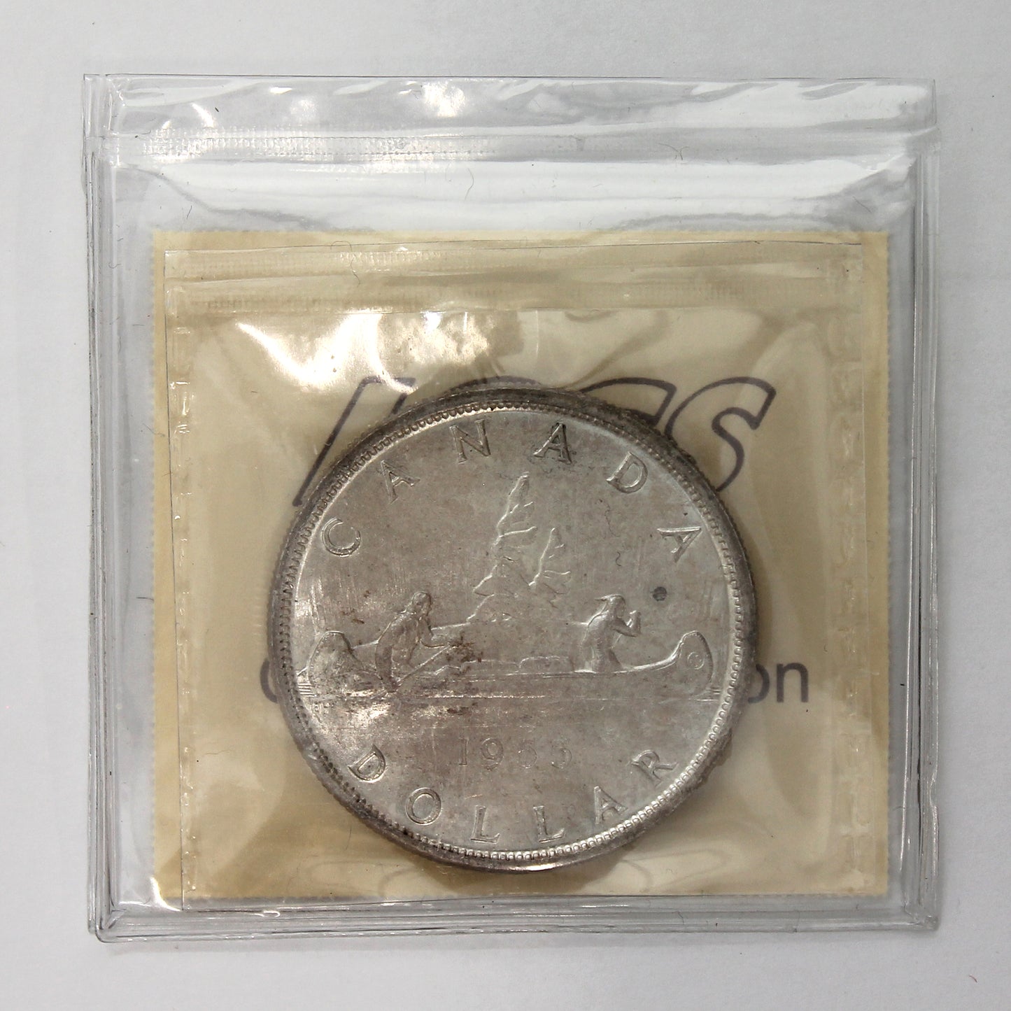 1955 Canada Dollar ICCS Certified MS64 (Toned)