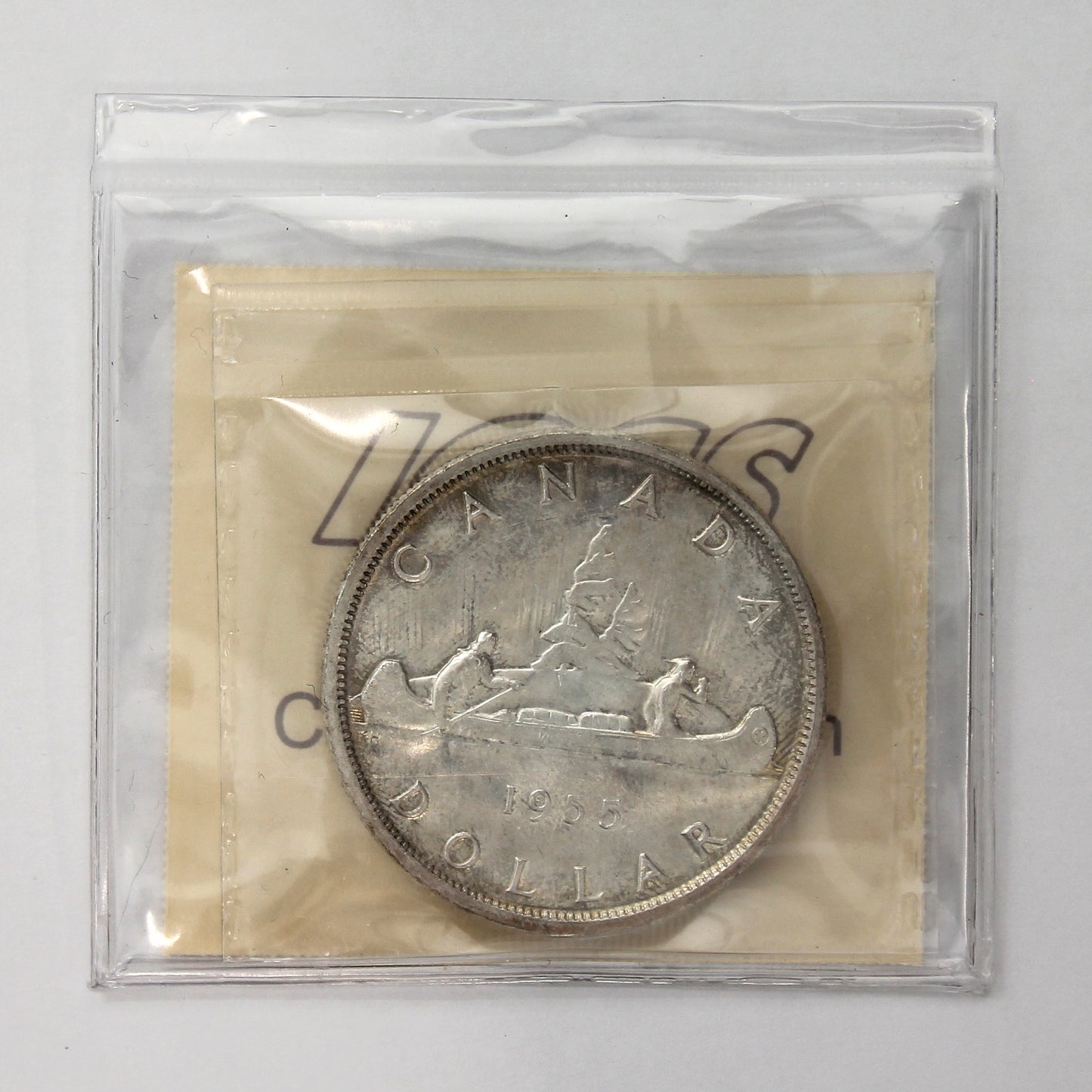 1955 Canada Dollar ICCS Certified MS62 (Toned)