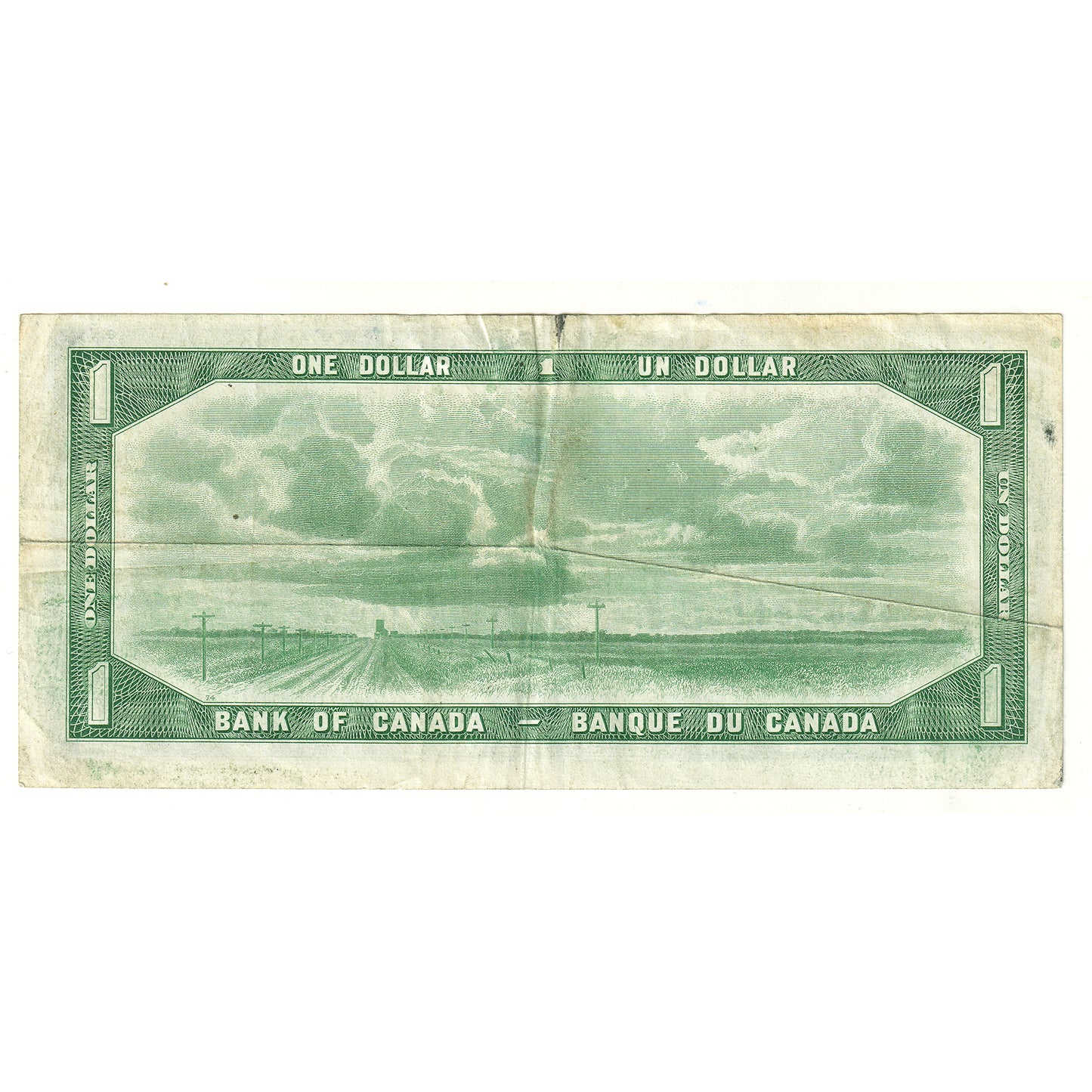 BC-37a 1954 Canada $1 Beattie-Coyne, Neat Number CN9999595, VF-EF