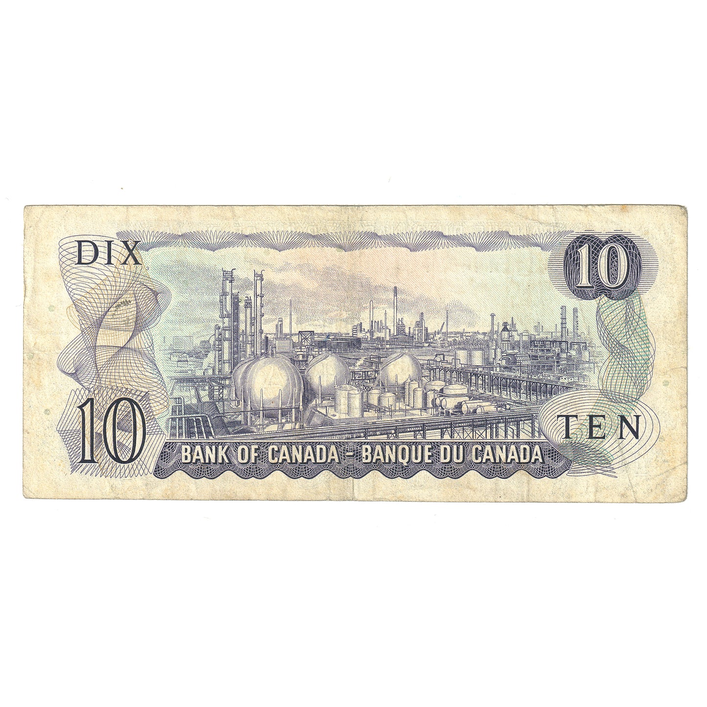 BC-49bA 1971 Canada $10 Bouey-Rasminsky, *DR, F (writing)