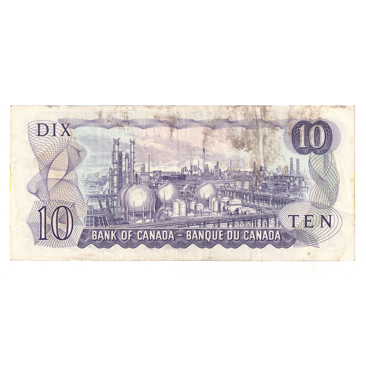 BC-49cA 1971 Canada $10 Lawson-Bouey, *TL, VF (dirt)
