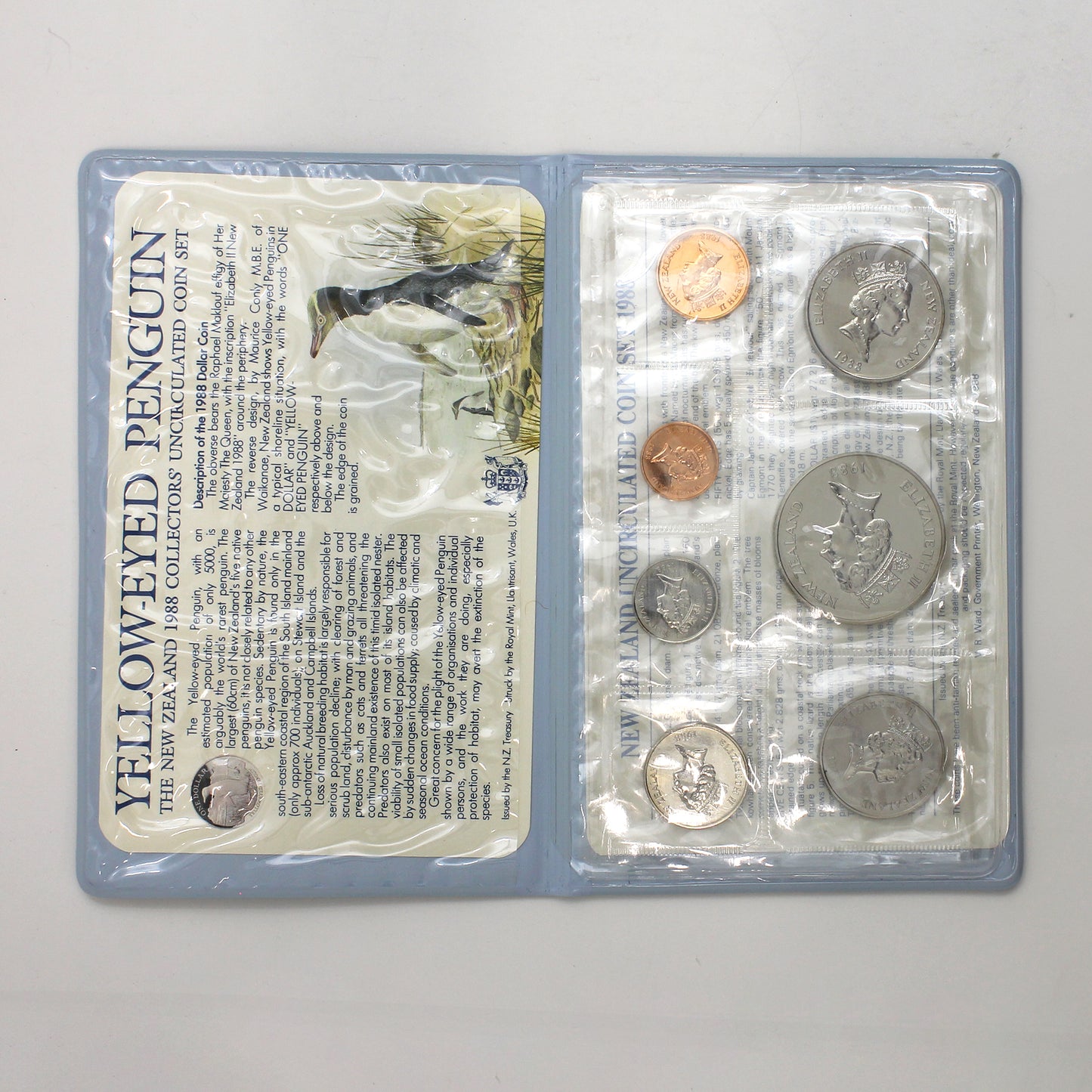 1988 New Zealand Uncirculated Coin Set (Impaired)