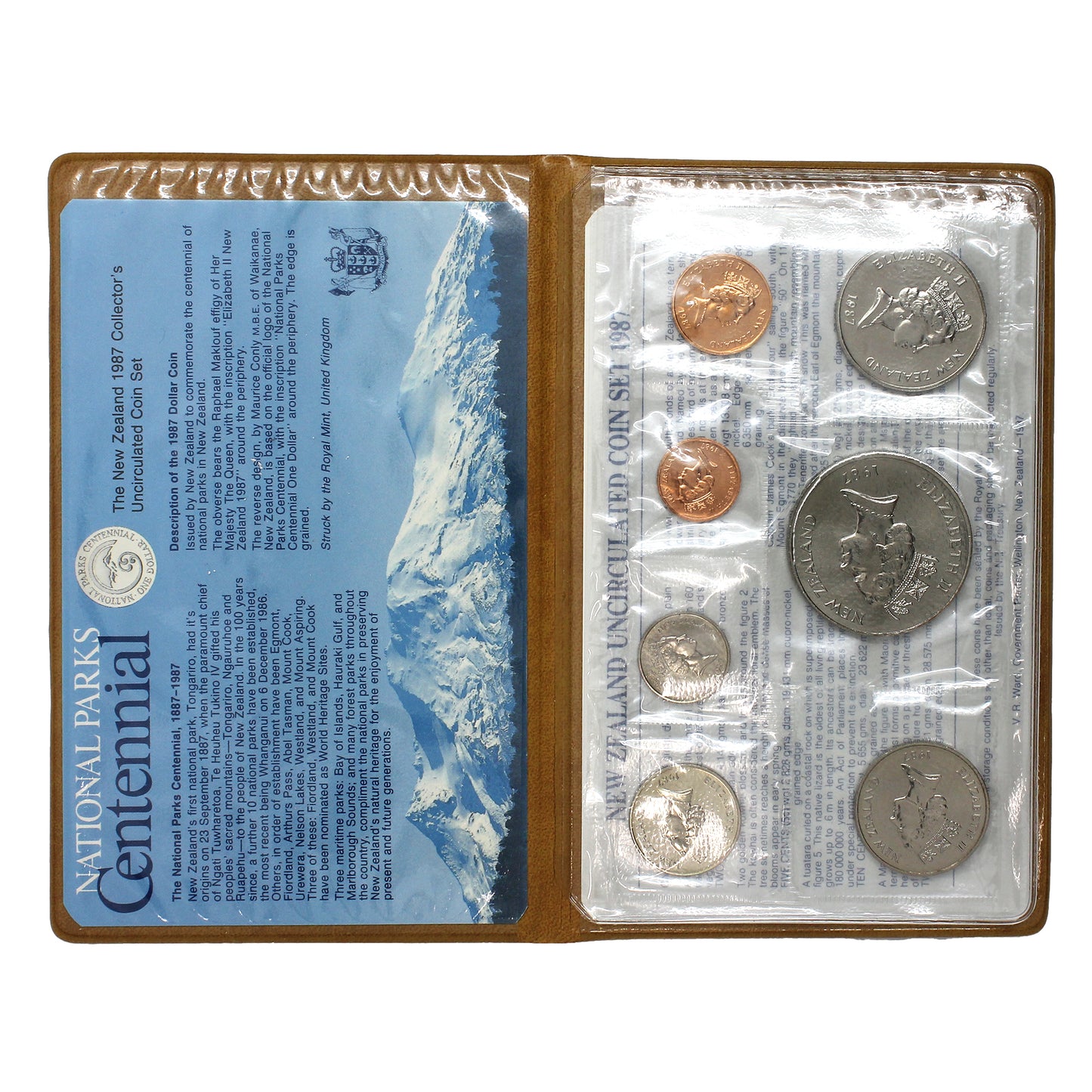 1987 New Zealand Uncirculated Coin Set (impaired)