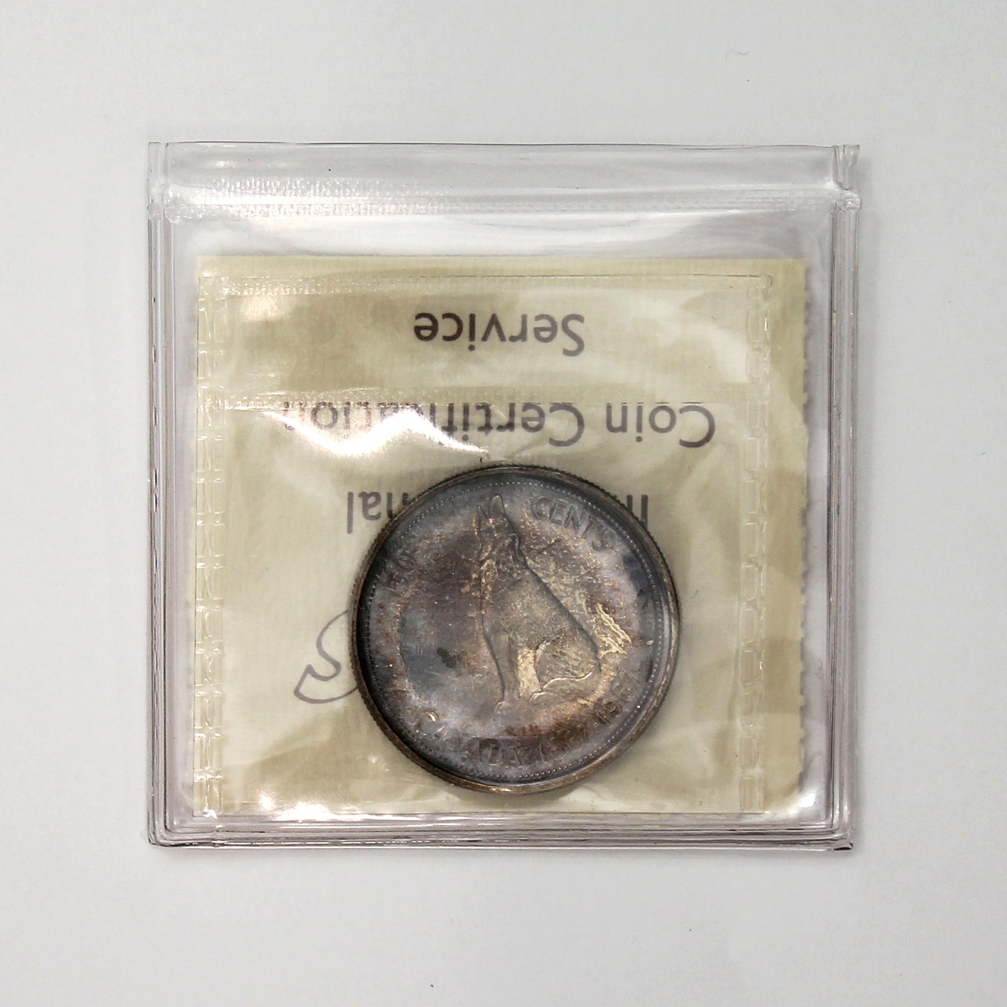 1967 Canada 50-cents ICCS Certified SP66 Heavy Cameo (Toned)