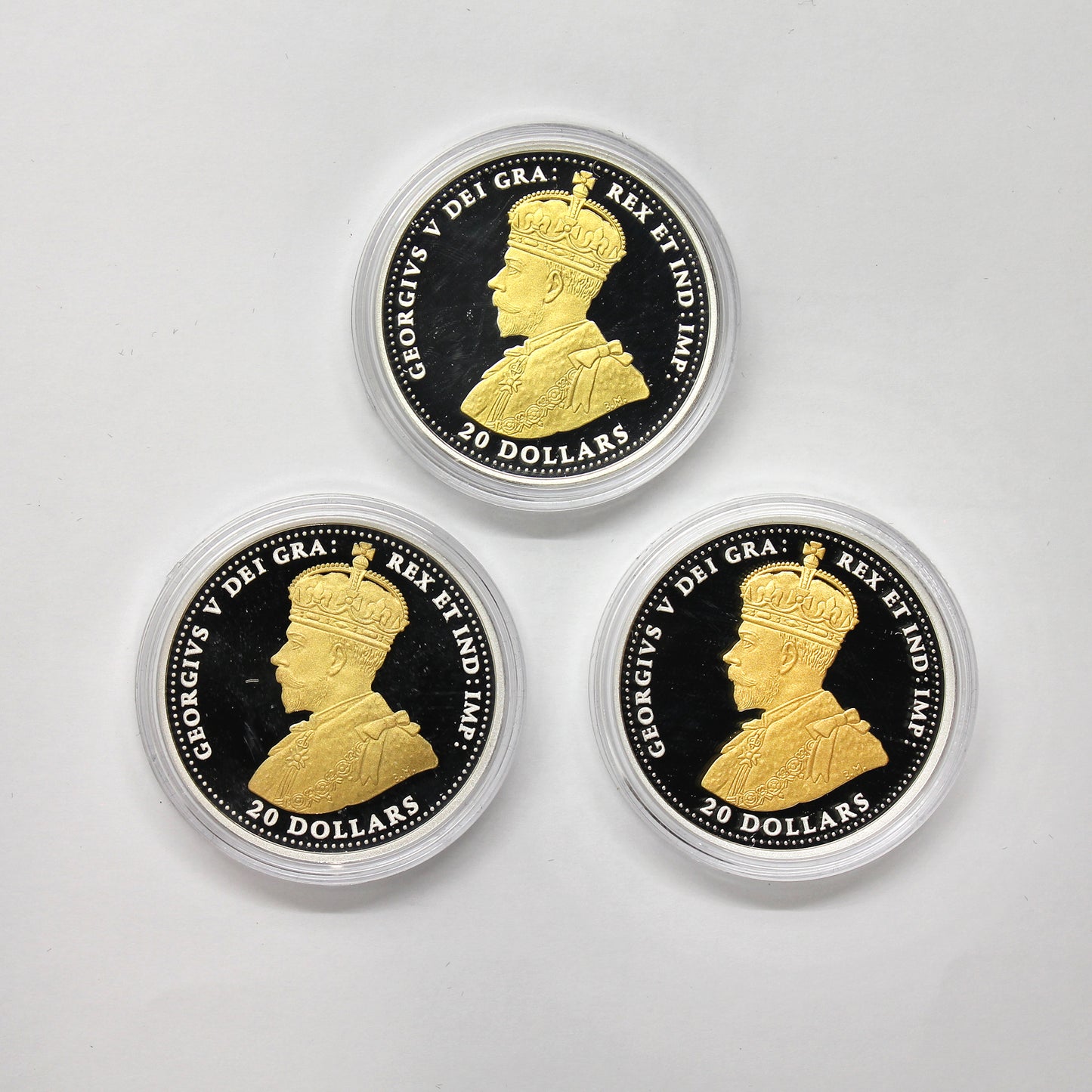 Lot of 3x 2015-2018 Canada $20 WWI Battlefront .999 Silver, 3pcs (No Tax) Coins Only (Issues)