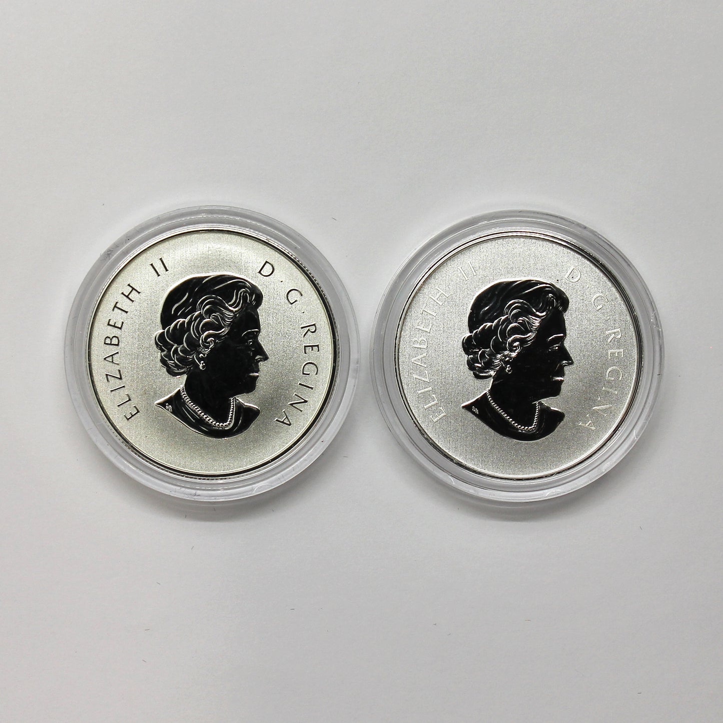 Pair of 2011-2016 Canada $10 Maple Leaf Silver, 2pcs (No Tax) Coins Only (Issues)