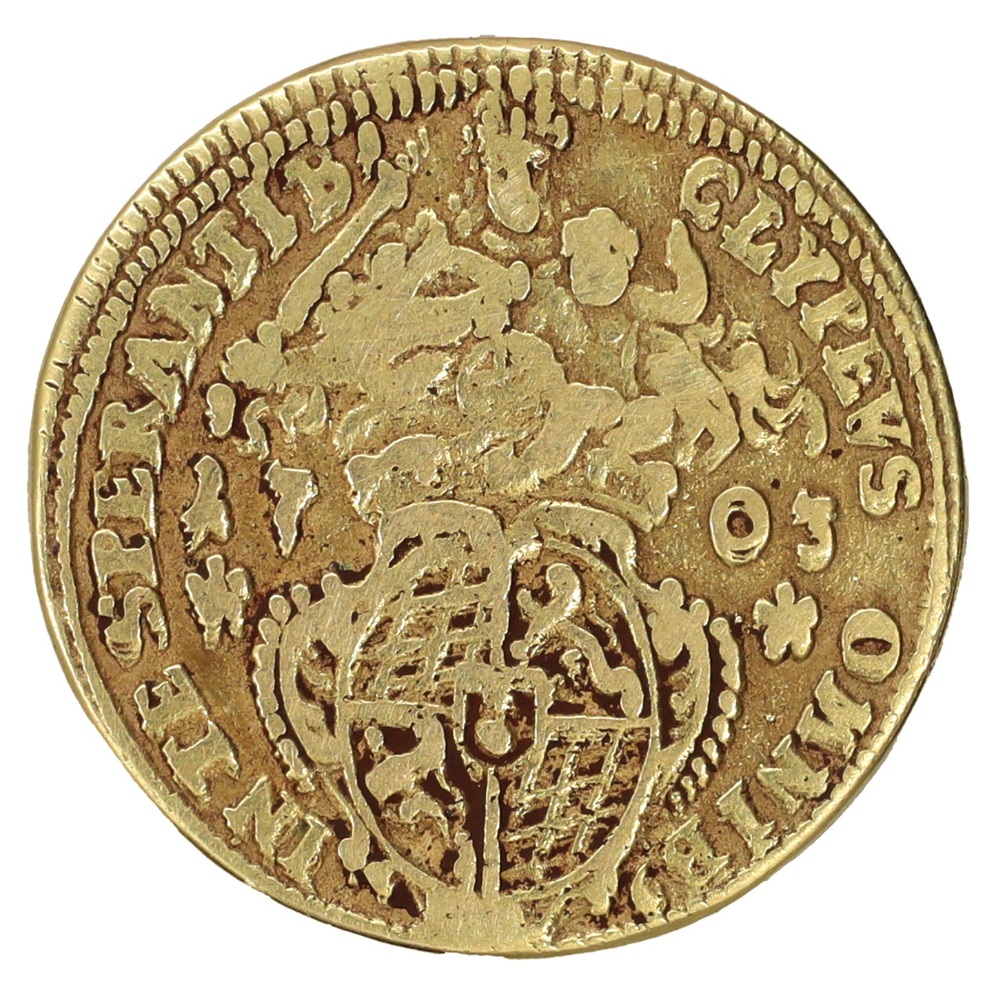 German States 1703 Bavaria Maximilian II Emanuel 1 Goldgulden .900 Gold Coin
