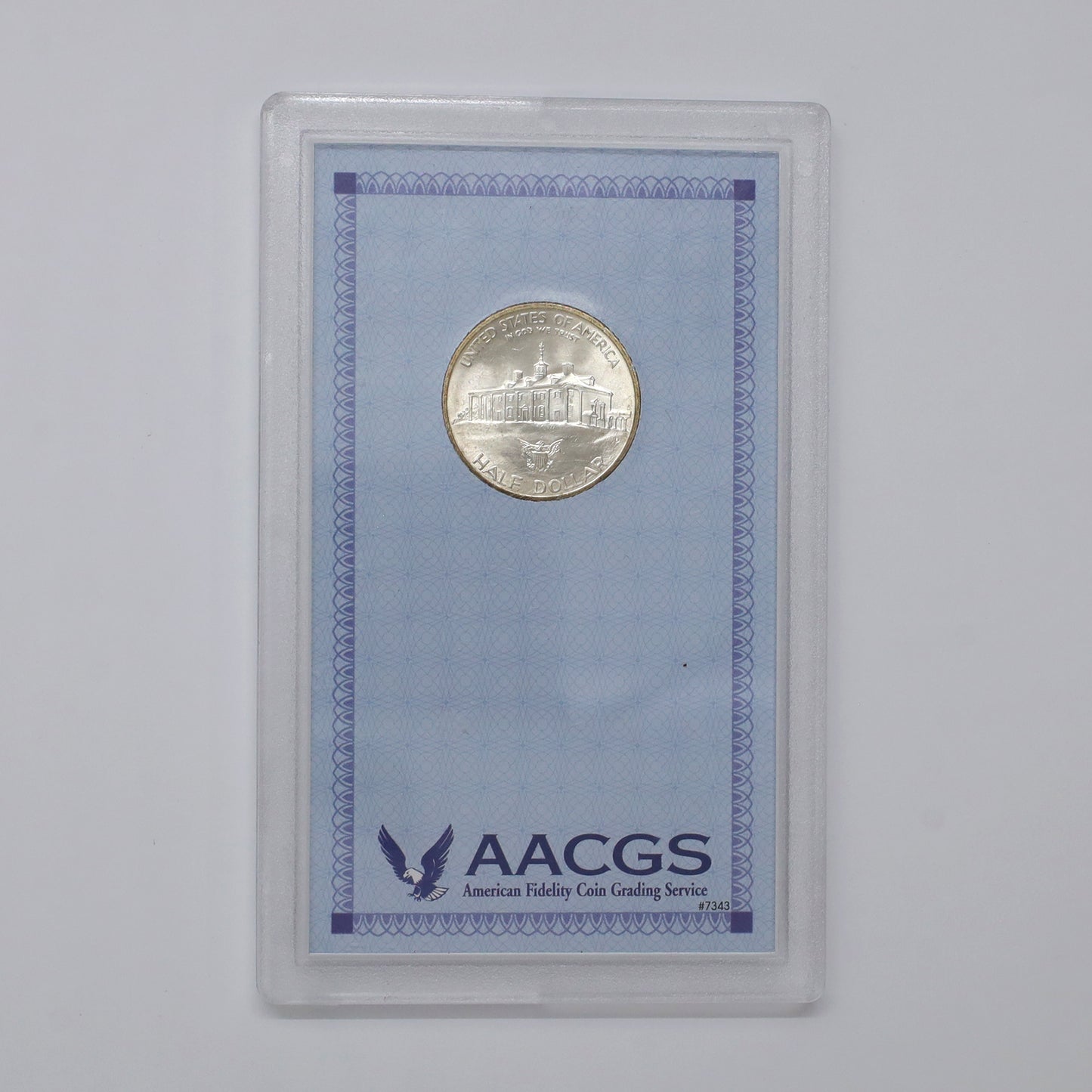 1982D USA George Washington 250th Anniversary .900 Silver Half Dollar AACGS Cert. MS65