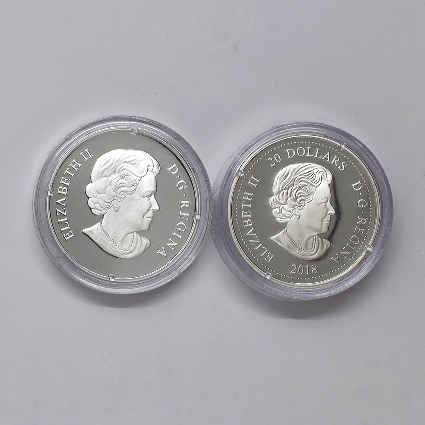 Pair of 2011 & 2018 Royal Wedding Silver Coins (No Tax) Coins Only, Scr. Caps
