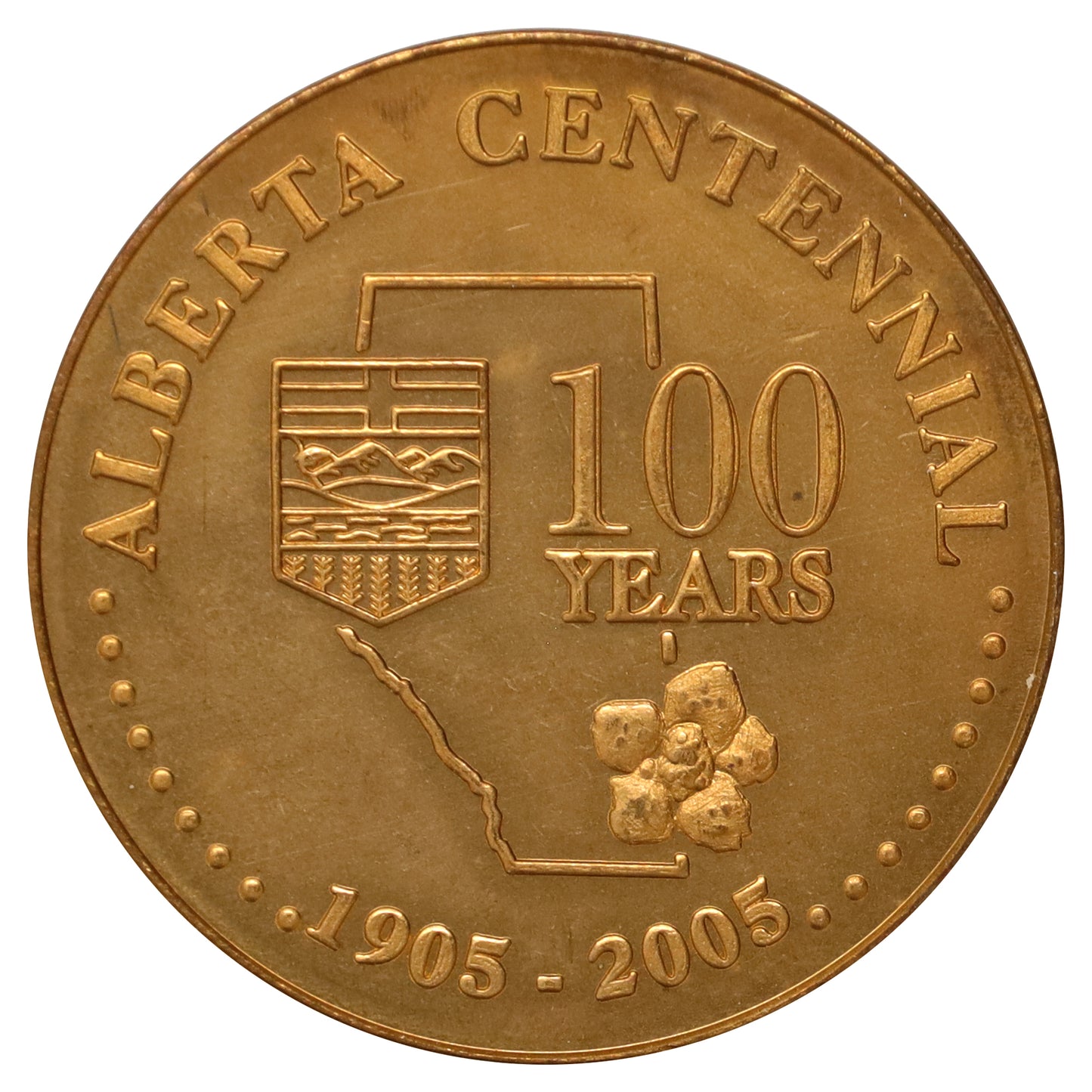 2005 Bassano, AB, Homecoming $3 Souvenir Token, Low Mintage