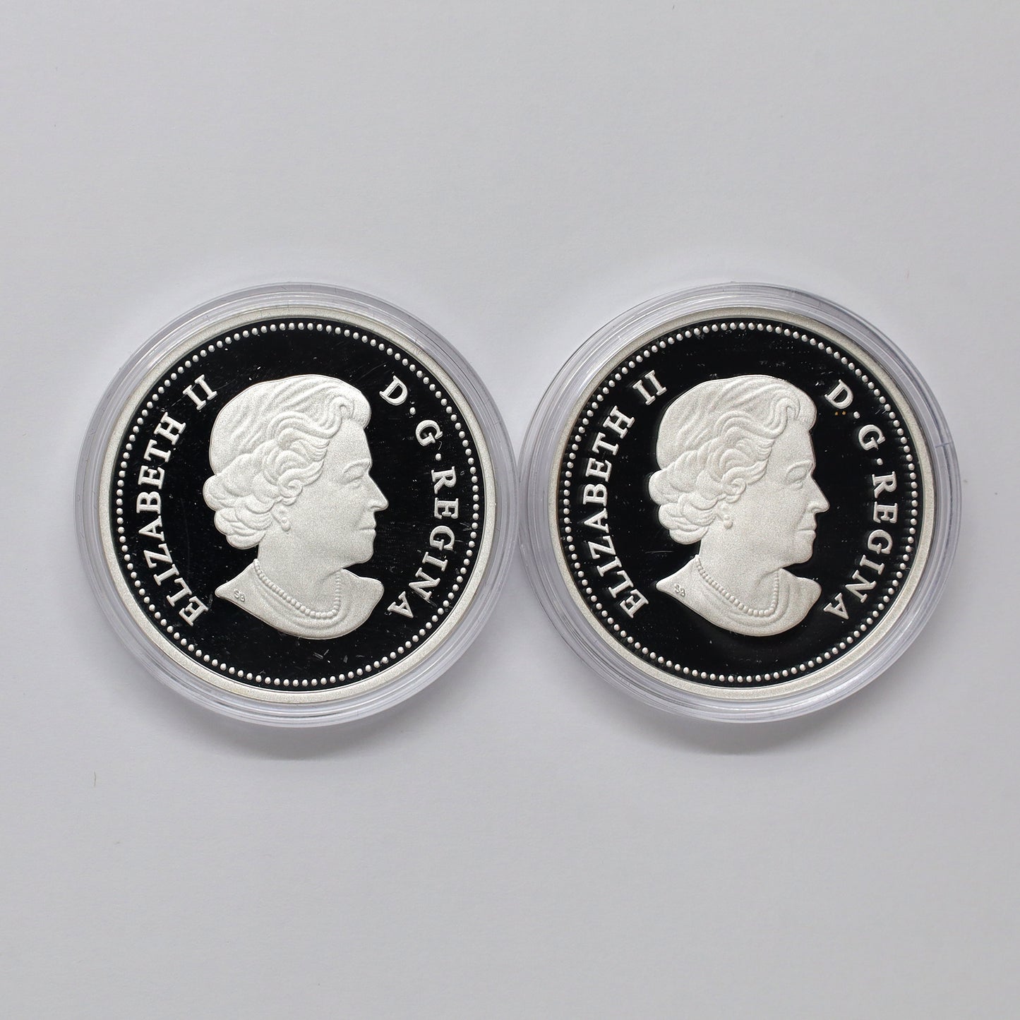 Pair of 2013 Canada $20 Bald Eagle Fine Silver Coins, 2pcs (No Tax) Coins Only, Issues