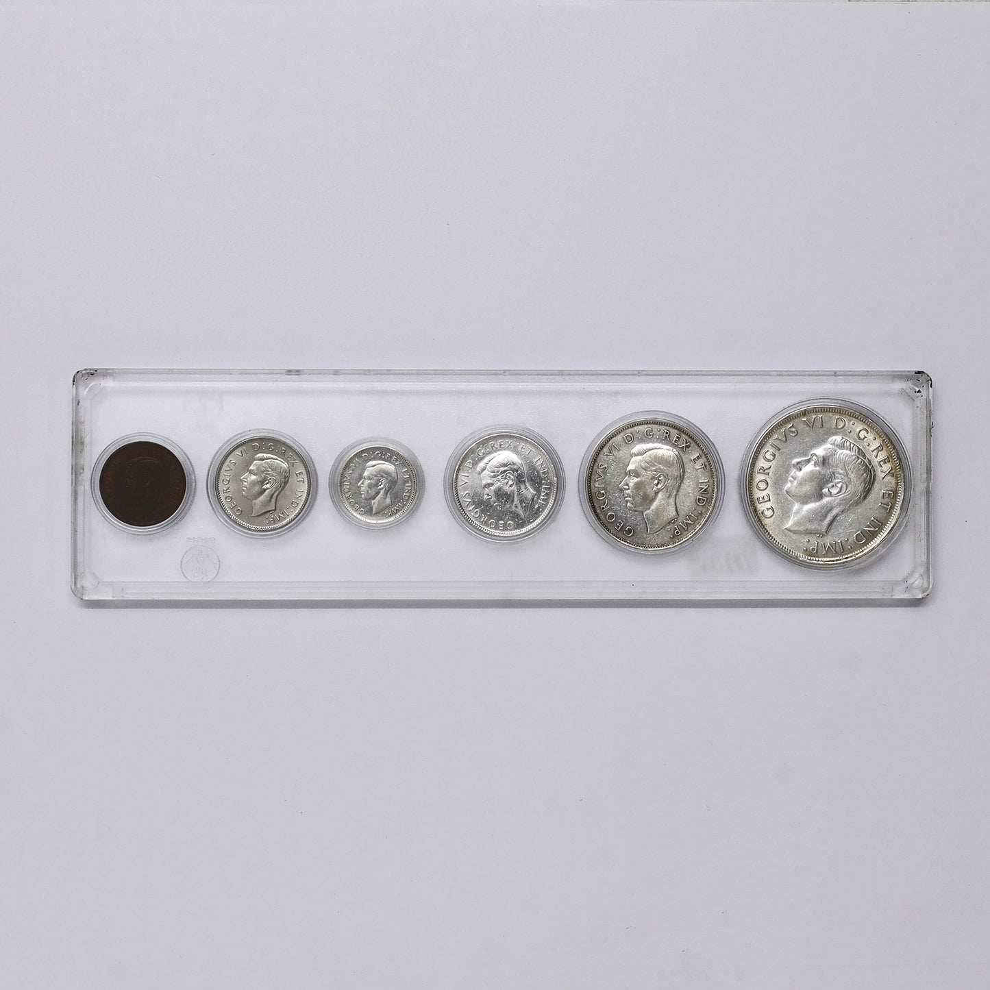 1937 Canada 6-coin Year Set in Snap Lock Case