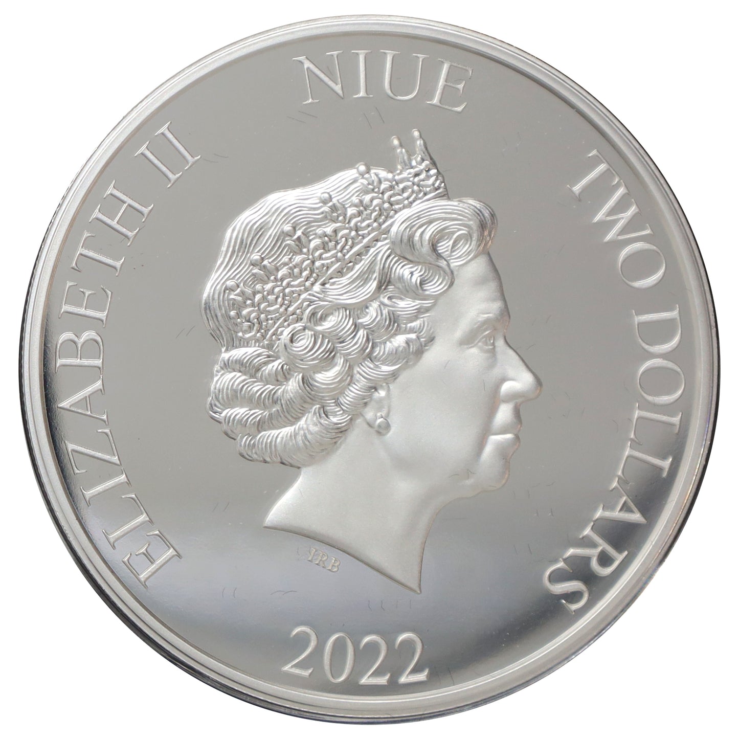 2022 Niue $2 Women in History: Boudicca 1oz. Fine Silver Coin (No Tax) scuffed cap.