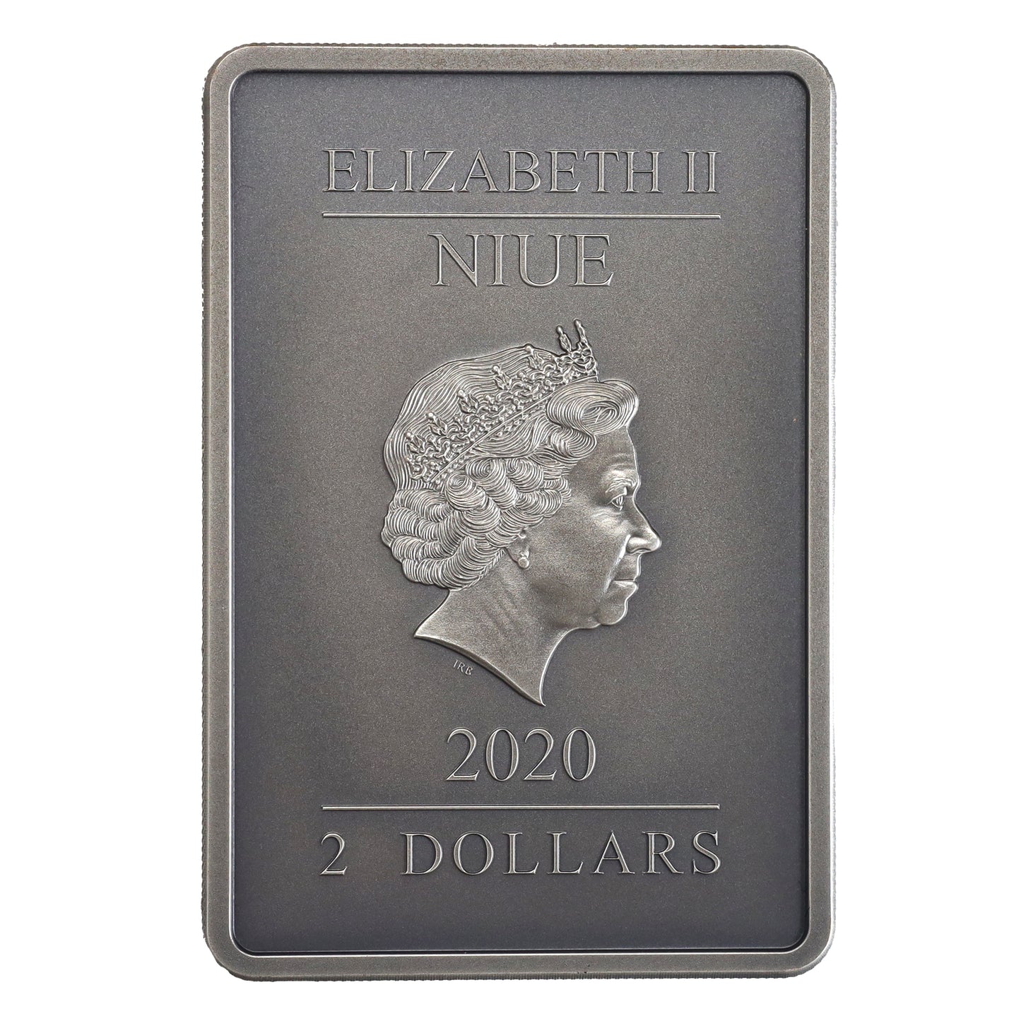 2020 Niue $2 DC Caped Crusader Batman 1oz. Fine Silver Bar (No Tax) wear