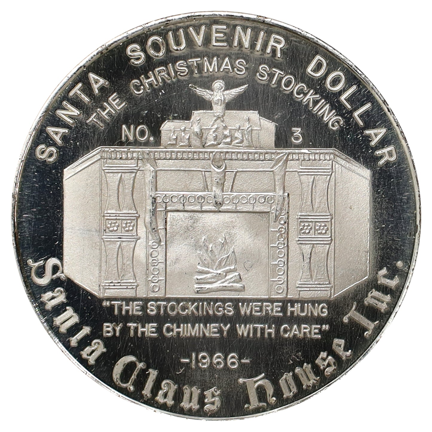 1966 North Pole, AK, Santa Claus House Token