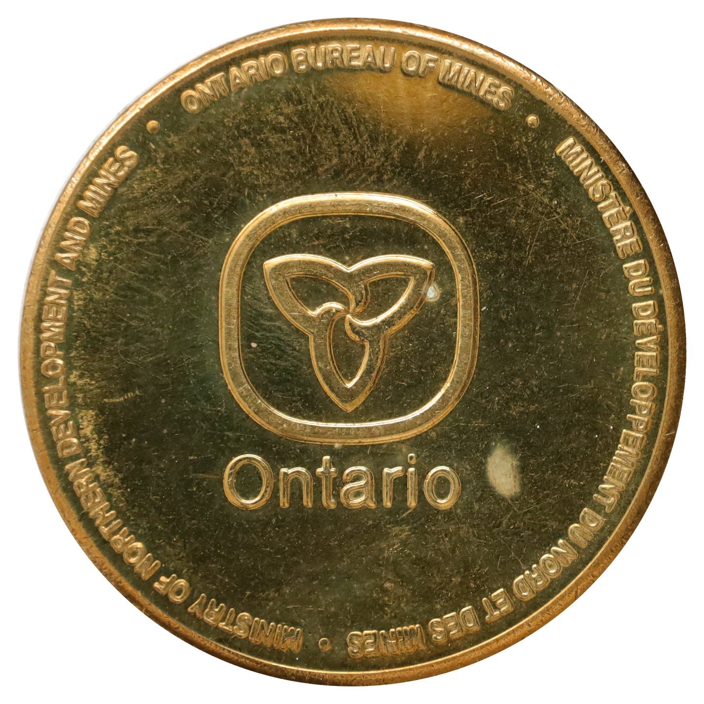 1991 Ontario Bureau of Mines Centennial Medallion