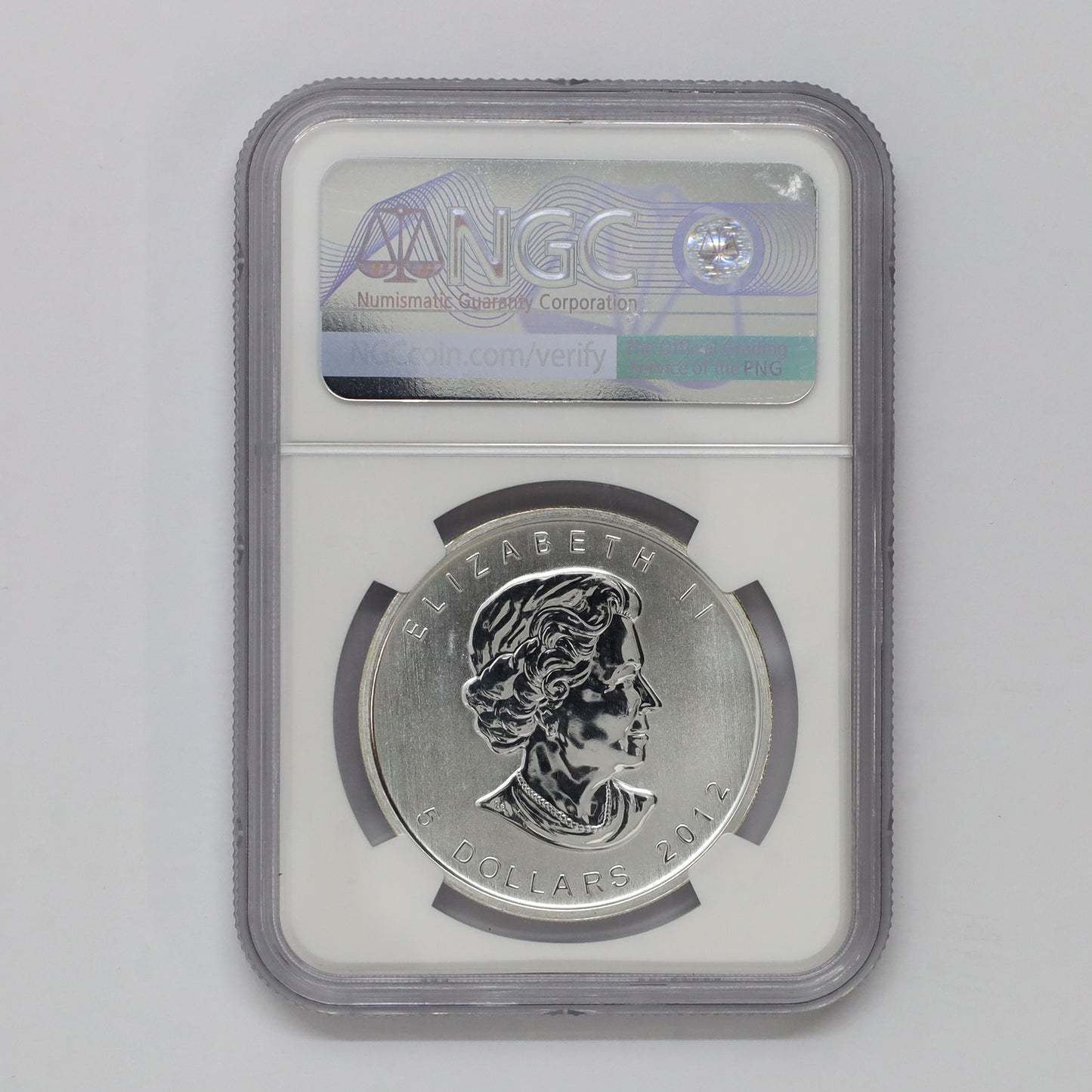 2012 Canada $5 Wildlife Series: Moose 1 oz. .9999 Silver NGC Certified MS65 (No Tax)