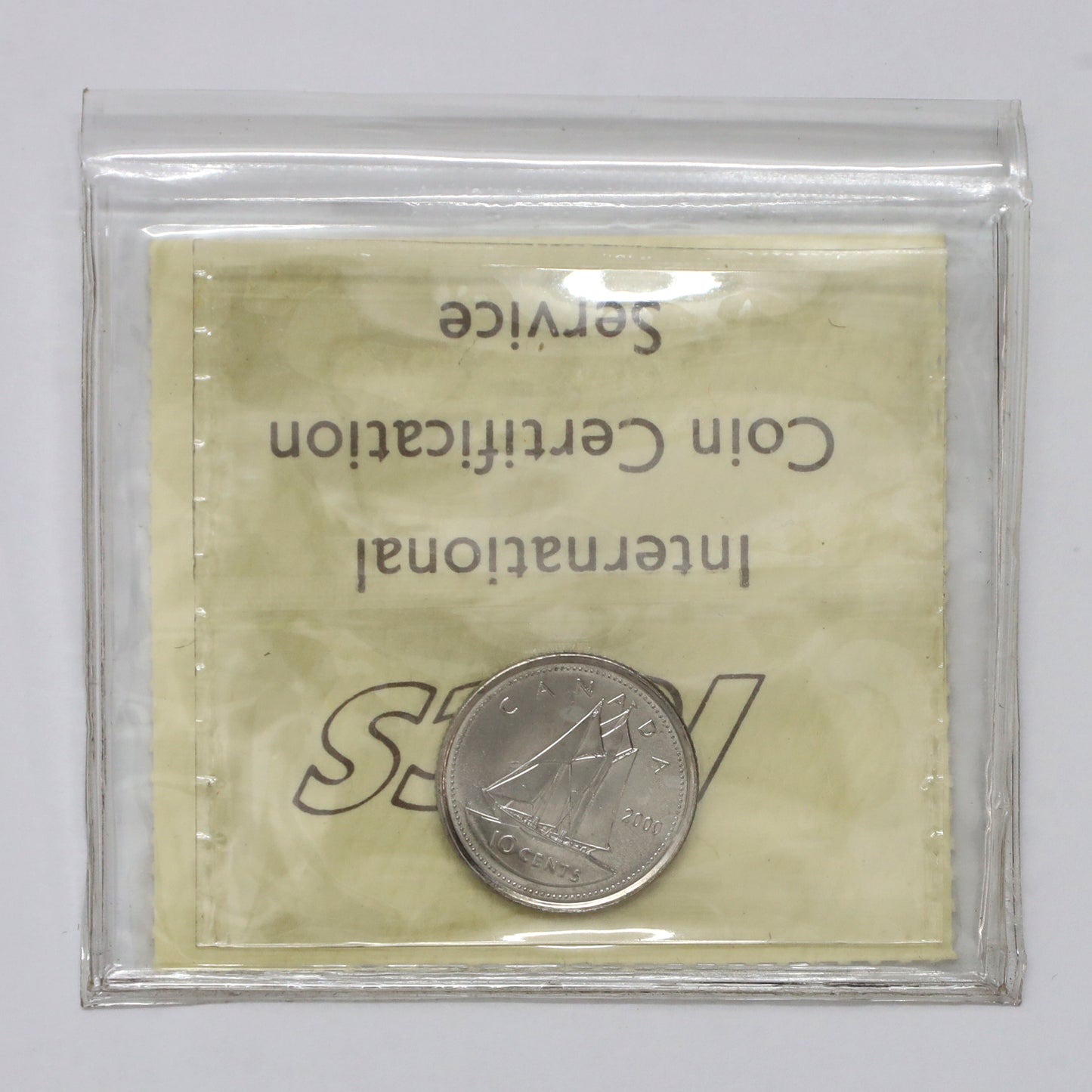 ERROR 2000 Canada 10-cents ICCS Certified MS65 (Double 2000)
