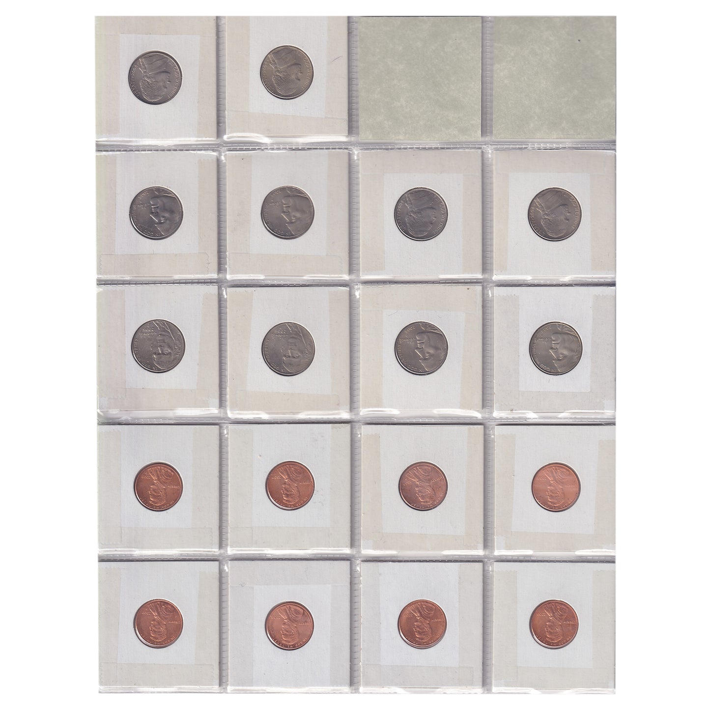 Group Lot of 18x 2004-2009 P&D USA Special Edition 1-cent & 5-cents, 18pcs