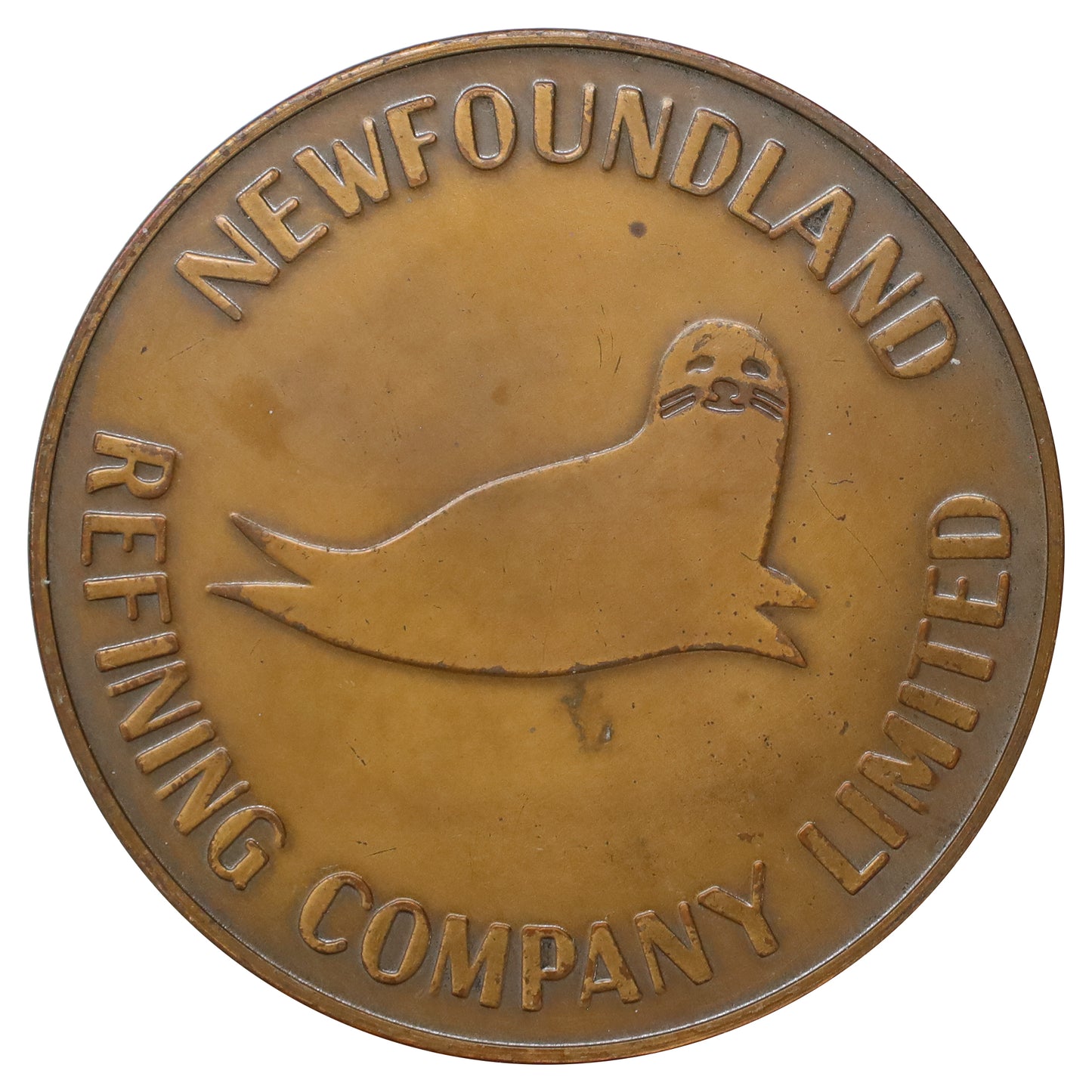 1973 Come By Chance, NL, Oil Refinery Dedication Medallion