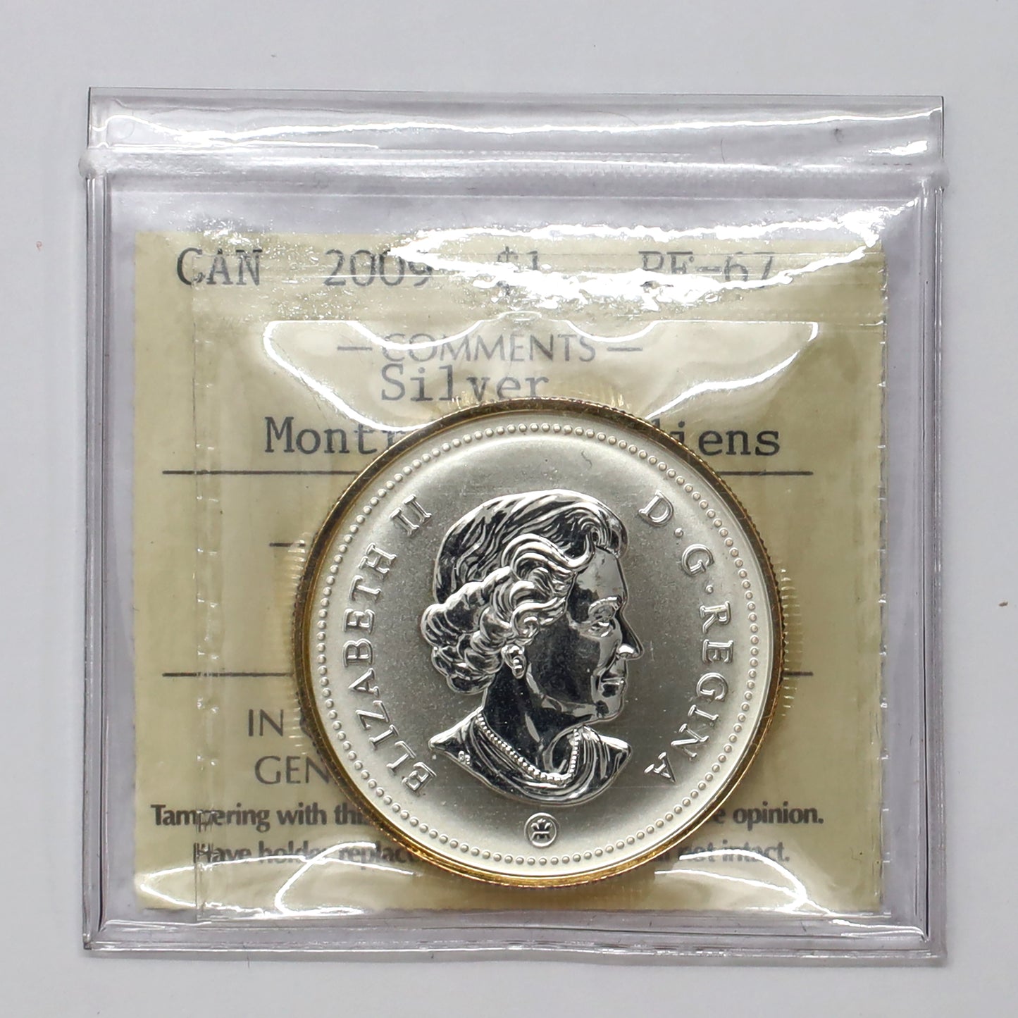 2009 Montreal Canadiens Special Edition .925 Silver Coin ICCS Certified PF67