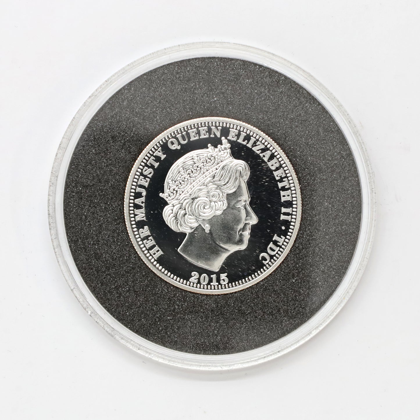 2015 Tristan da Cunha St. Michael the Archangel Piedfort Sterling Silver Coin (issues)