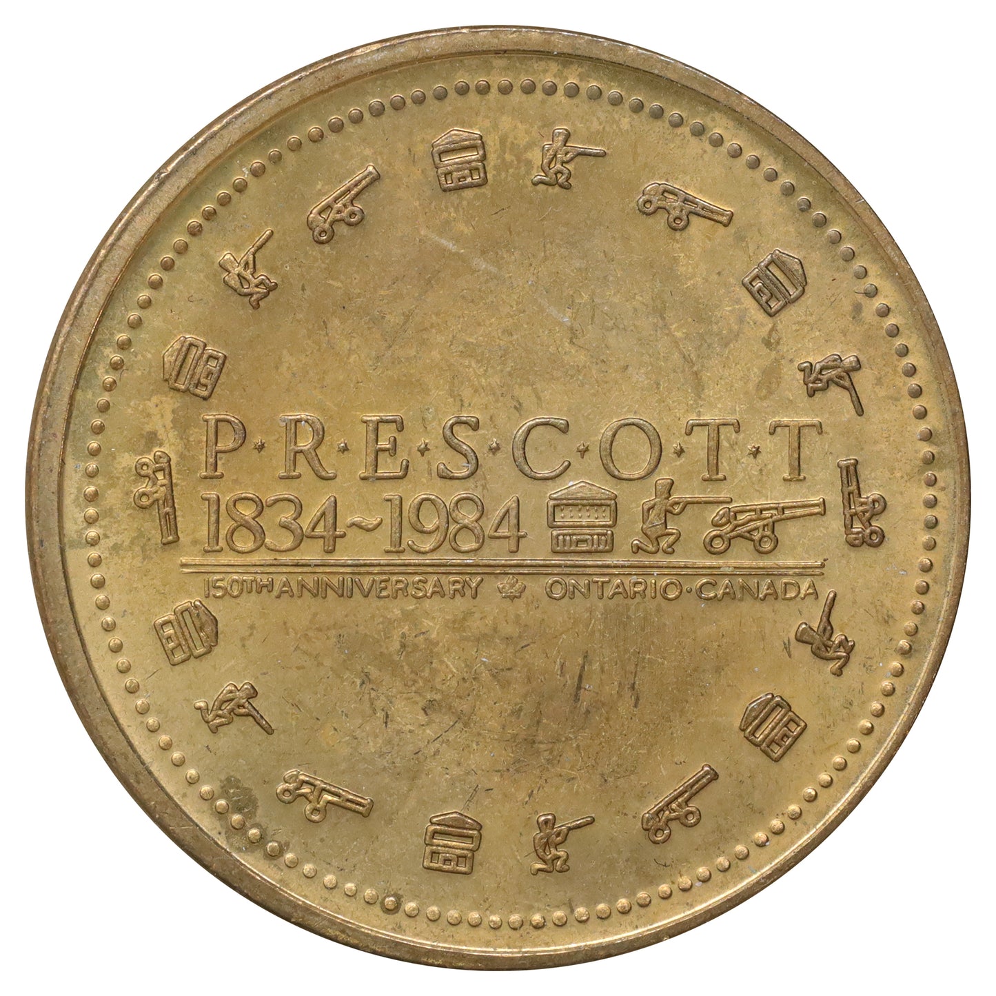 1984 Prescott, ON, Royal Visit 150th Anniversary Token
