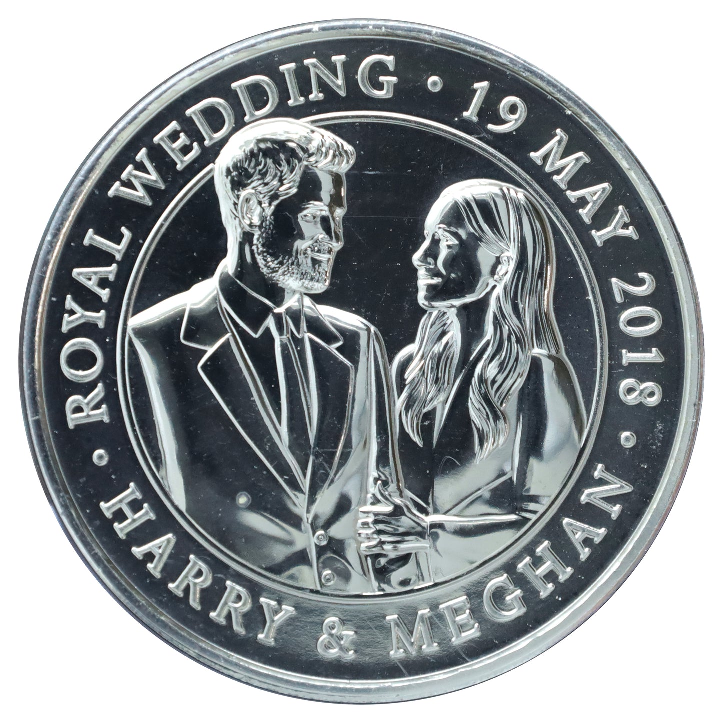 United Kingdom 2018 Prince Harry Meghan Markle Official Royal Wedding Coin