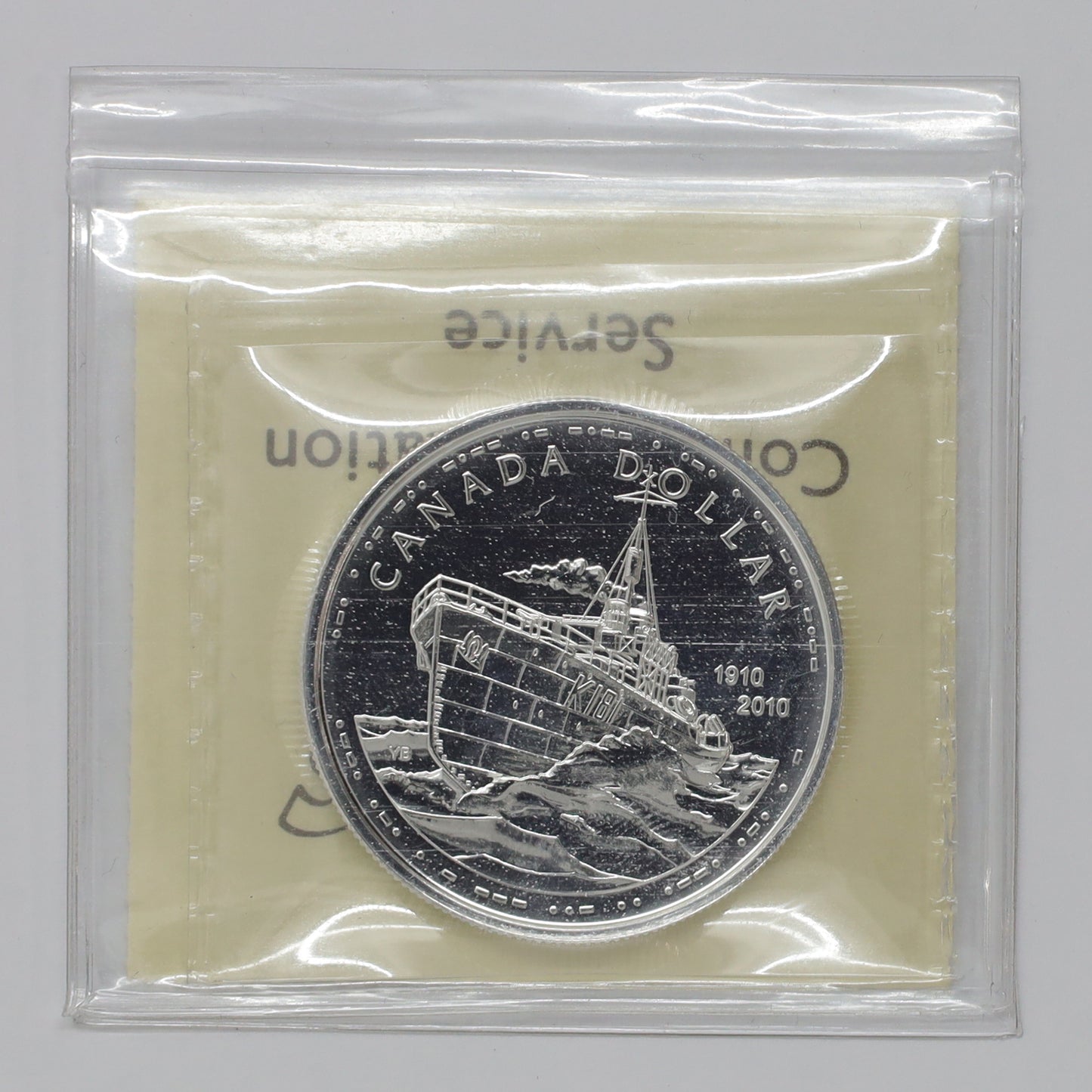 2010 Canadian Navy Centennial Proof Sterling Silver Dollar ICCS Certified MS67 UHC