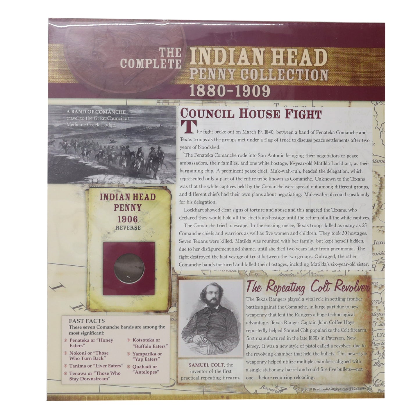 USA 1880-1909 Indian Head Penny Collection in Official Presentation Binder (not complete)