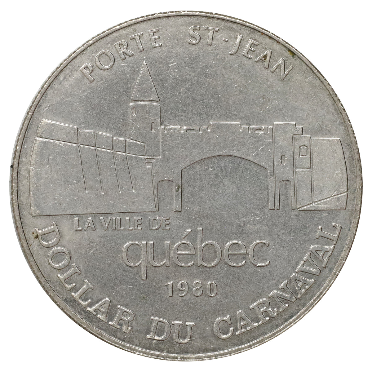 1980 Canada Carnaval de Quebec Porte St-Jean Bonhomme Souvenir Token