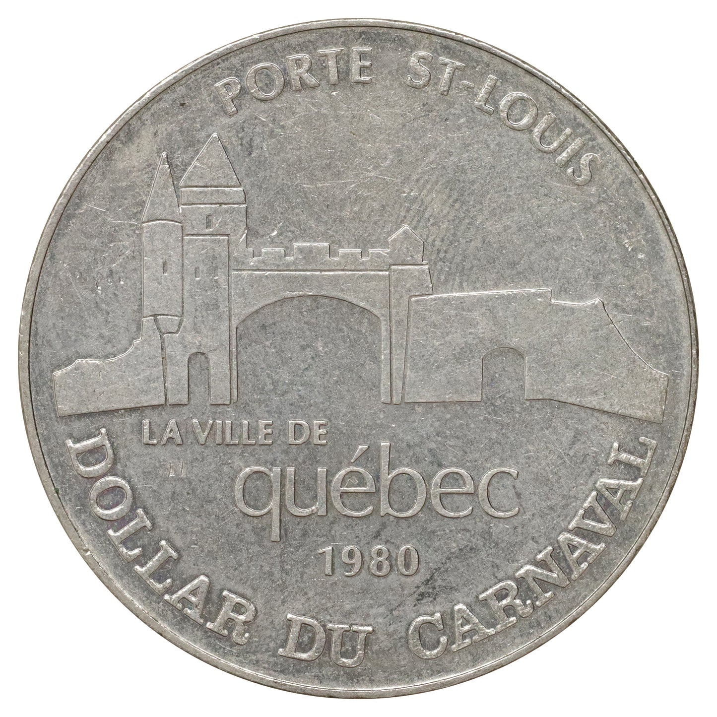 1980 Canada Carnaval de Quebec Porte St-Louis Bonhomme Souvenir Token