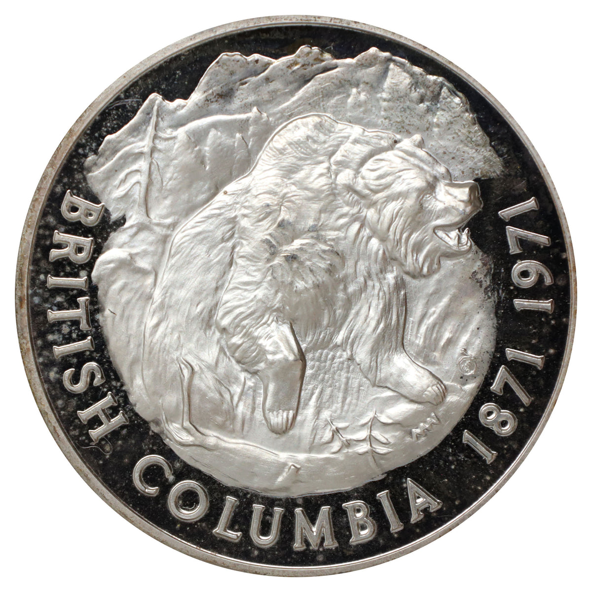 1971 British Columbia Centennial Commemorative Medallion