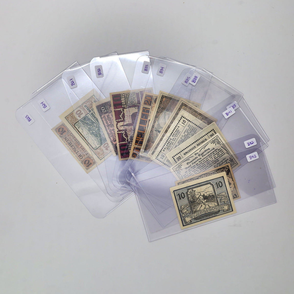 Lot of 12x Germany Assorted Notgeld, All Different, 12pcs