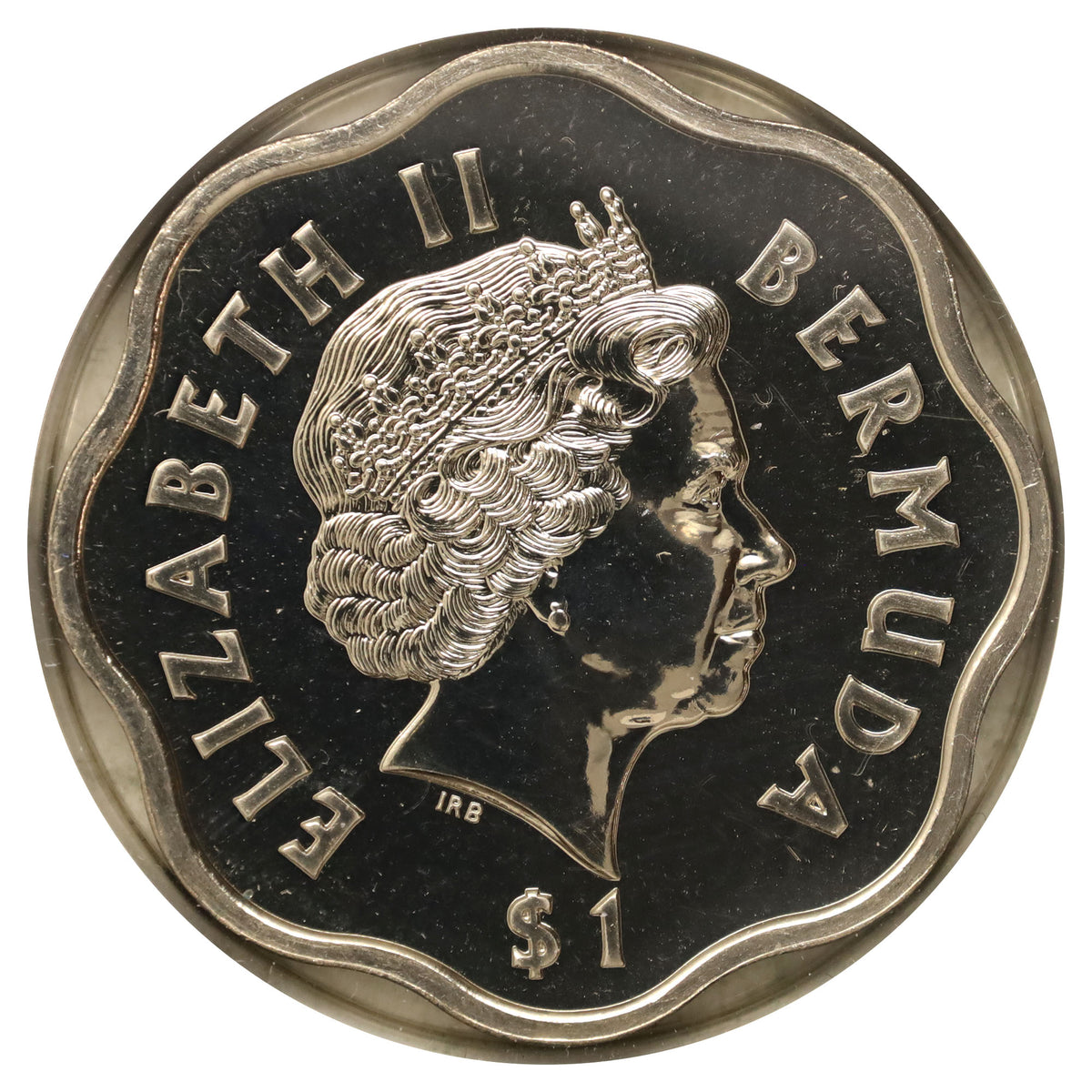 Bermuda 1999 Celebrating the Dawn of the New Millennium BU Dollar in Folder (light wear)