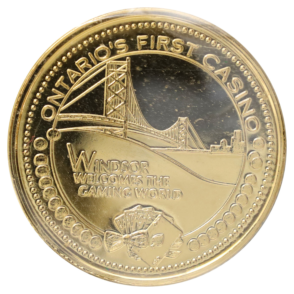 1994 Canada Windsor Casino Grand Opening Gold-Plated $2 Commemorative Coin