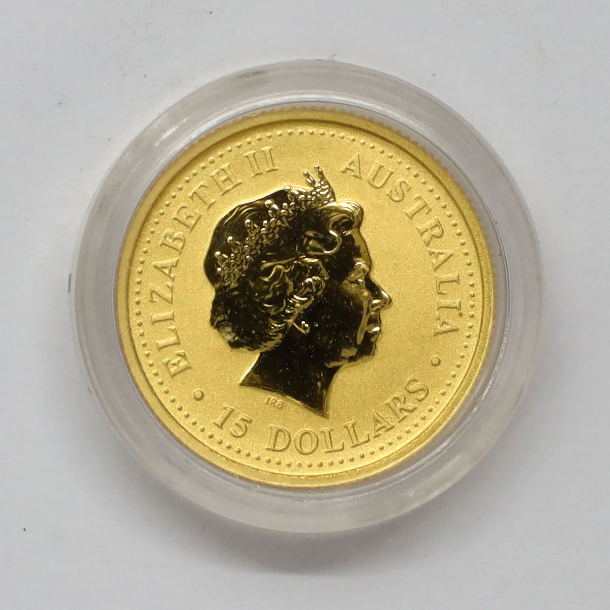 Australia 2001 $15 Year of the Snake 1/10 oz. .9999 Gold Coin (No Tax)