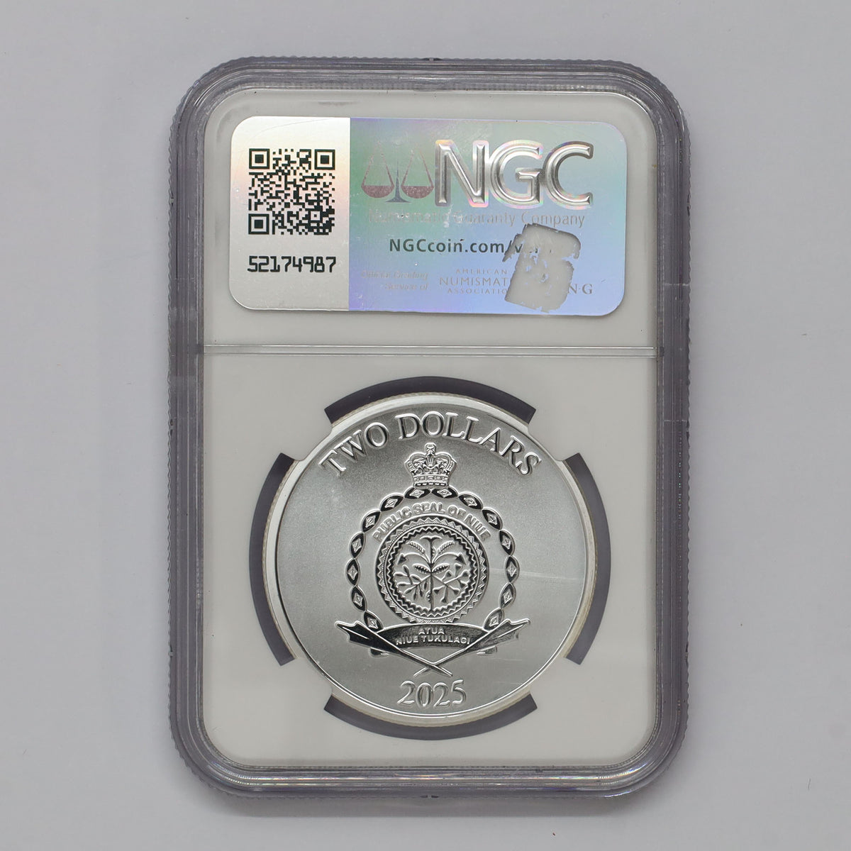 Niue 2025 $2 Truth Series Ram of Calvary .9999Ag NGC Cert. MS70 Early Release (No Tax)
