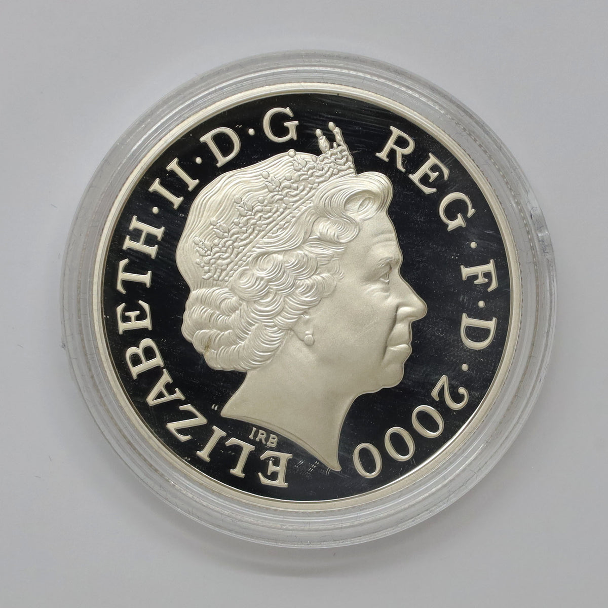 Great Britain 2000 Queen Mother .925 Silver Centenary Crown in Deluxe Case (minor wear)
