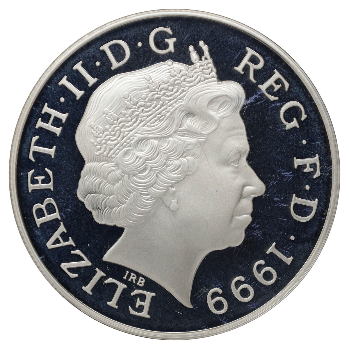 United Kingdom 1999 Diana Princess of Wales .925 Silver Memorial Crown Coin (light wear)