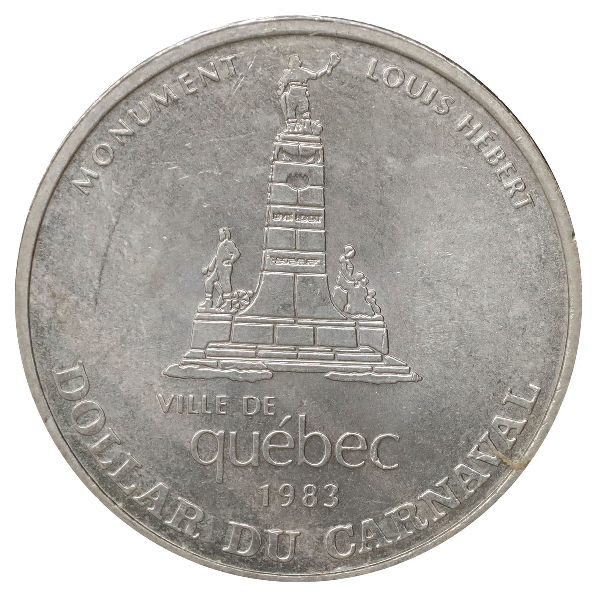 1983 Canada Carnaval de Quebec 1973 Bonhomme Souvenir Token (ERROR)